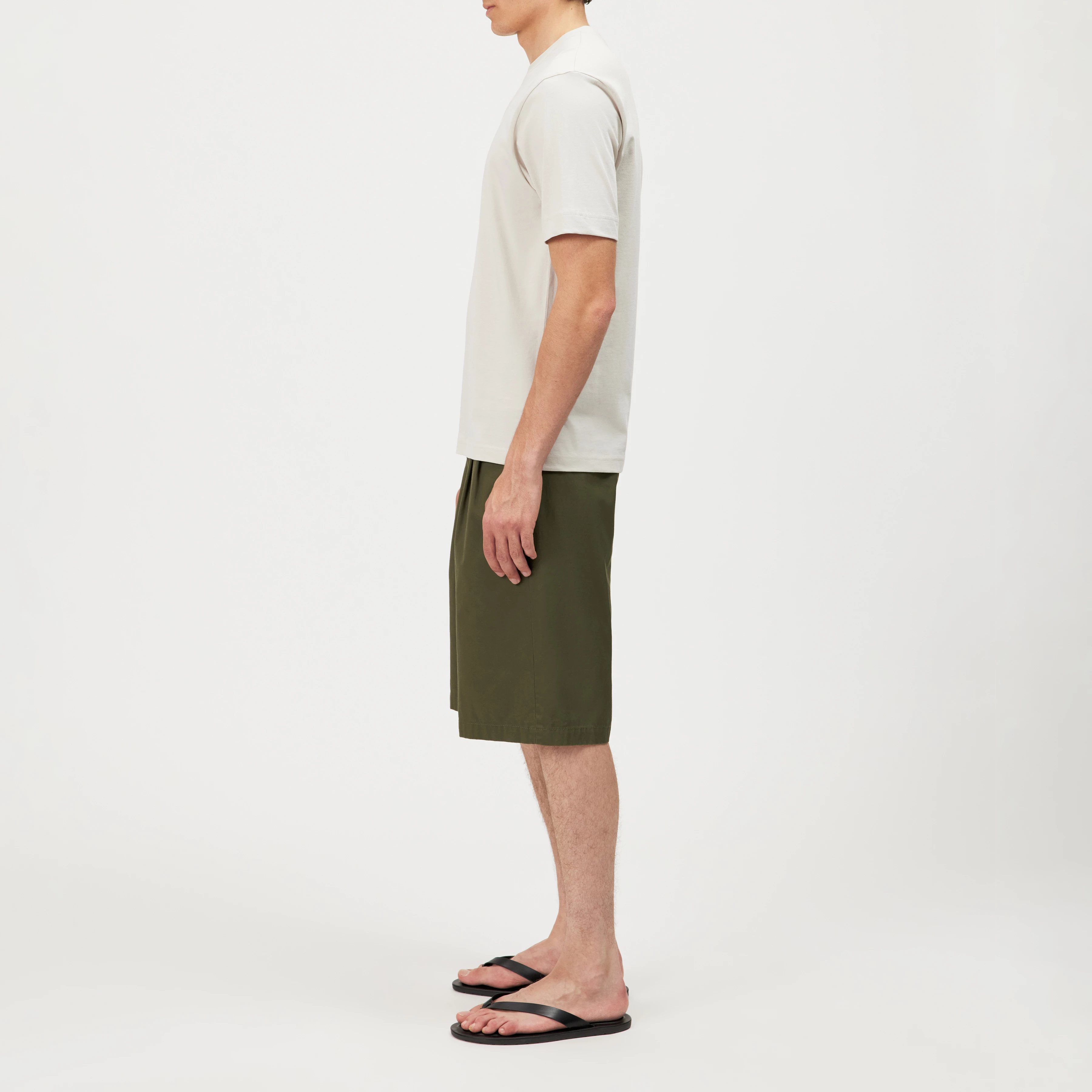 RAPHAEL - T-shirt in pure cotton - men - off white - Seitenansicht