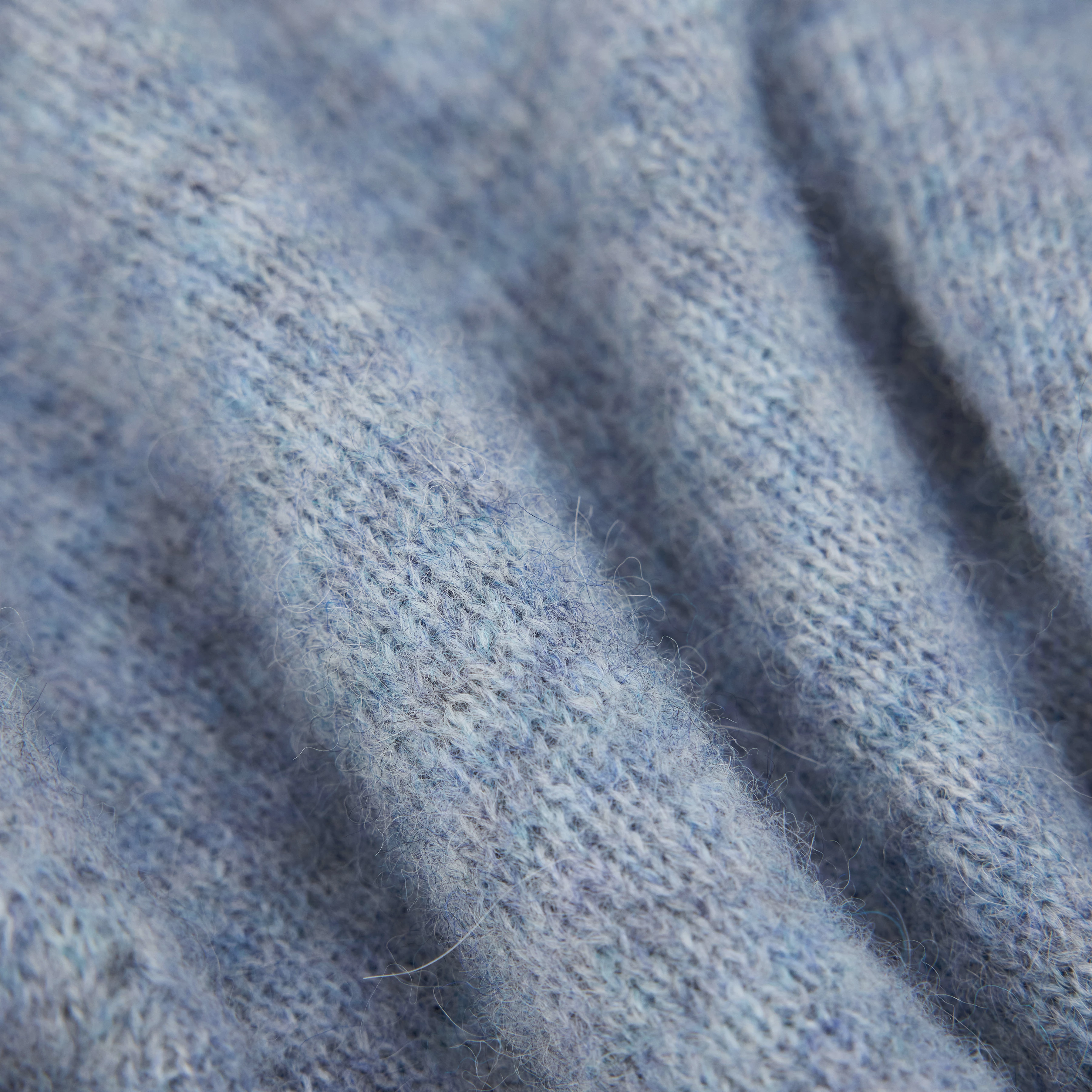 PEMIRI_2 - Pullover in luxuriösem Alpaka-Mix - Damen - blau - Materialbild (B2C)