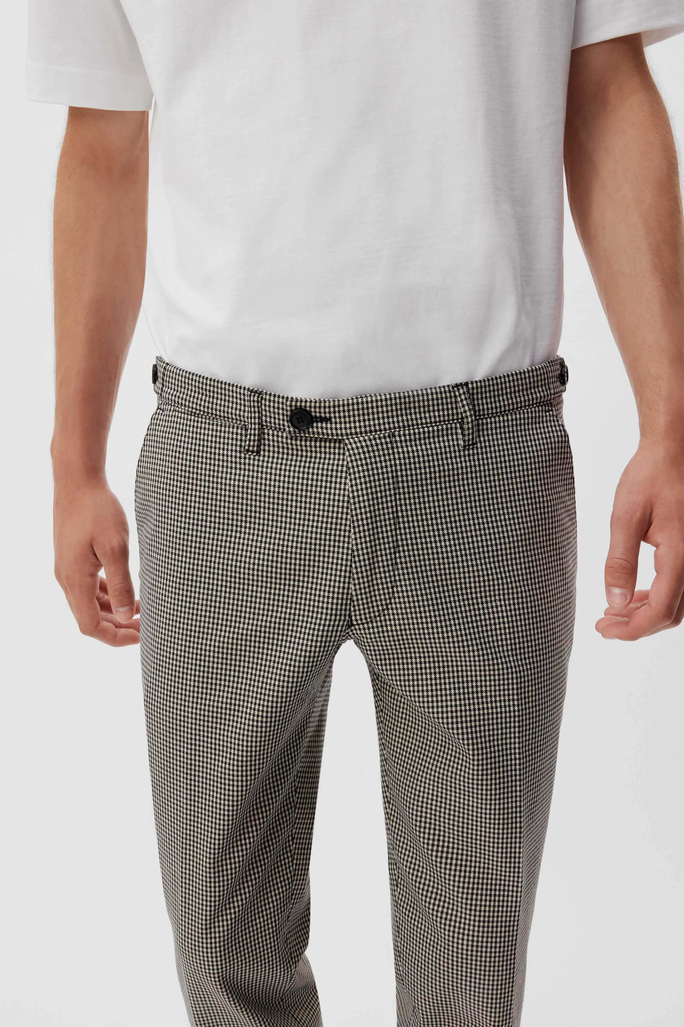 KILL - Chino mit Mikrodessinierung - Herren - grau - Seitenansicht