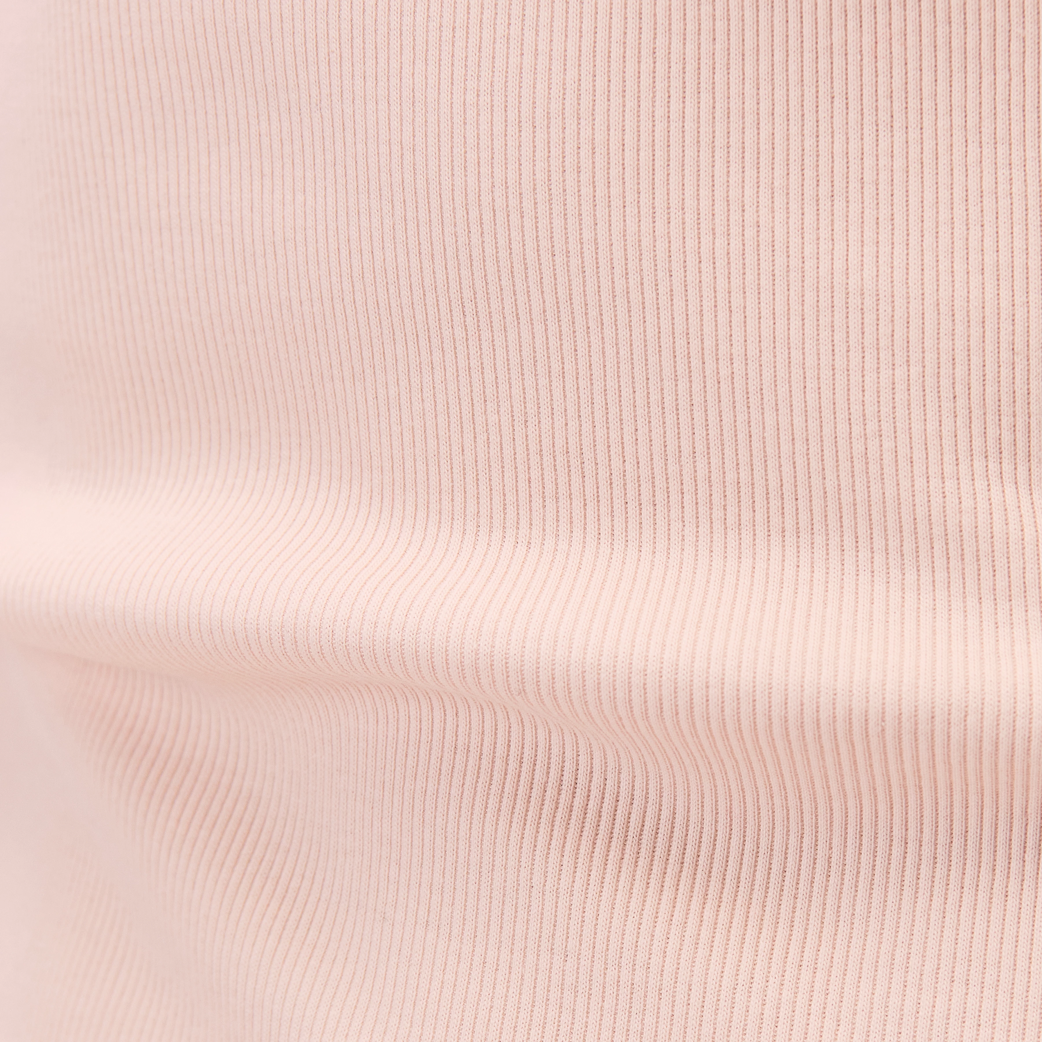 TAVIRA - Ribbed tank top with feminine round neckline - women - orange - Materialbild (B2C)