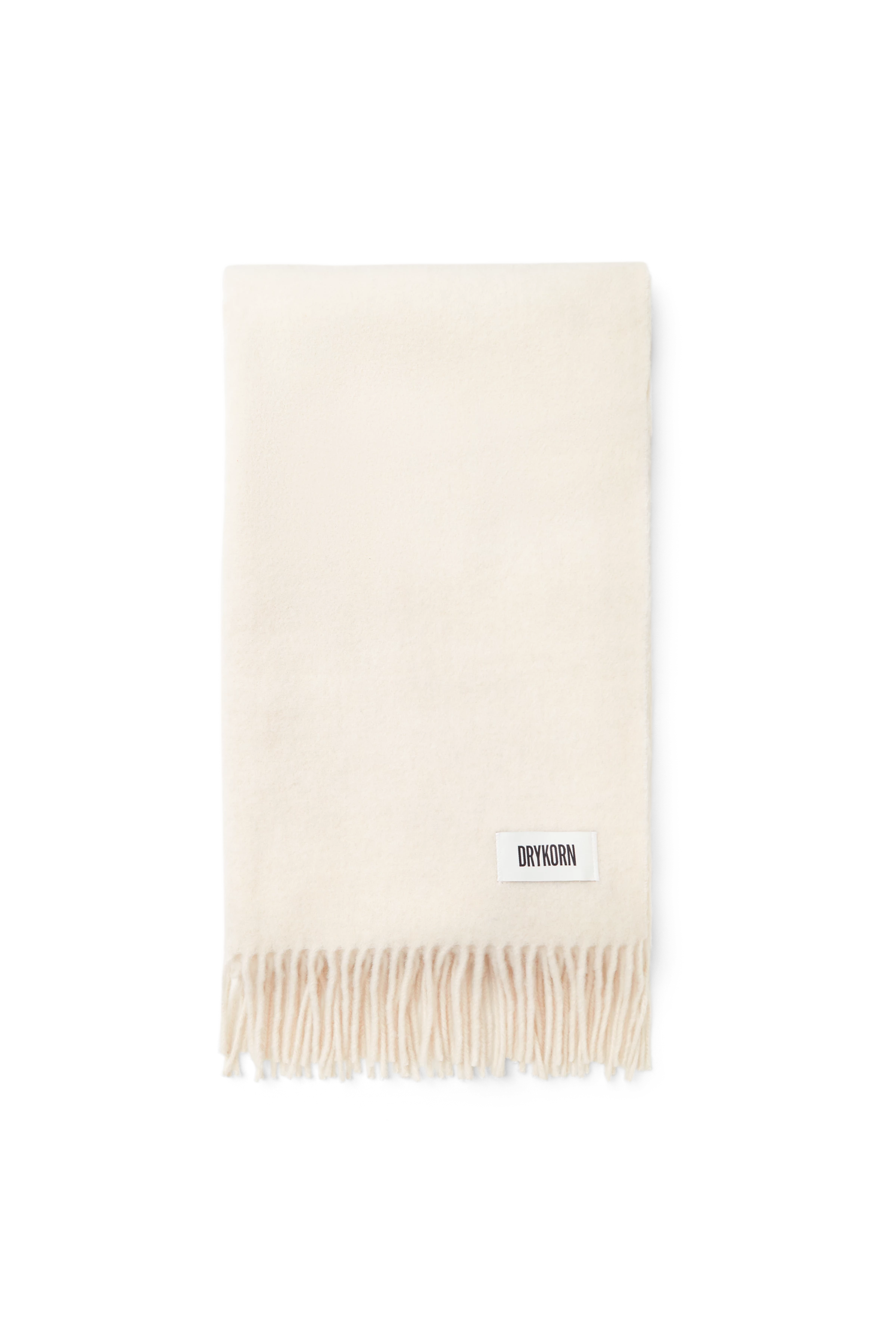 GAZE_4 - Schal in Wolltwill - Unisex - beige - Freisteller Frontansicht