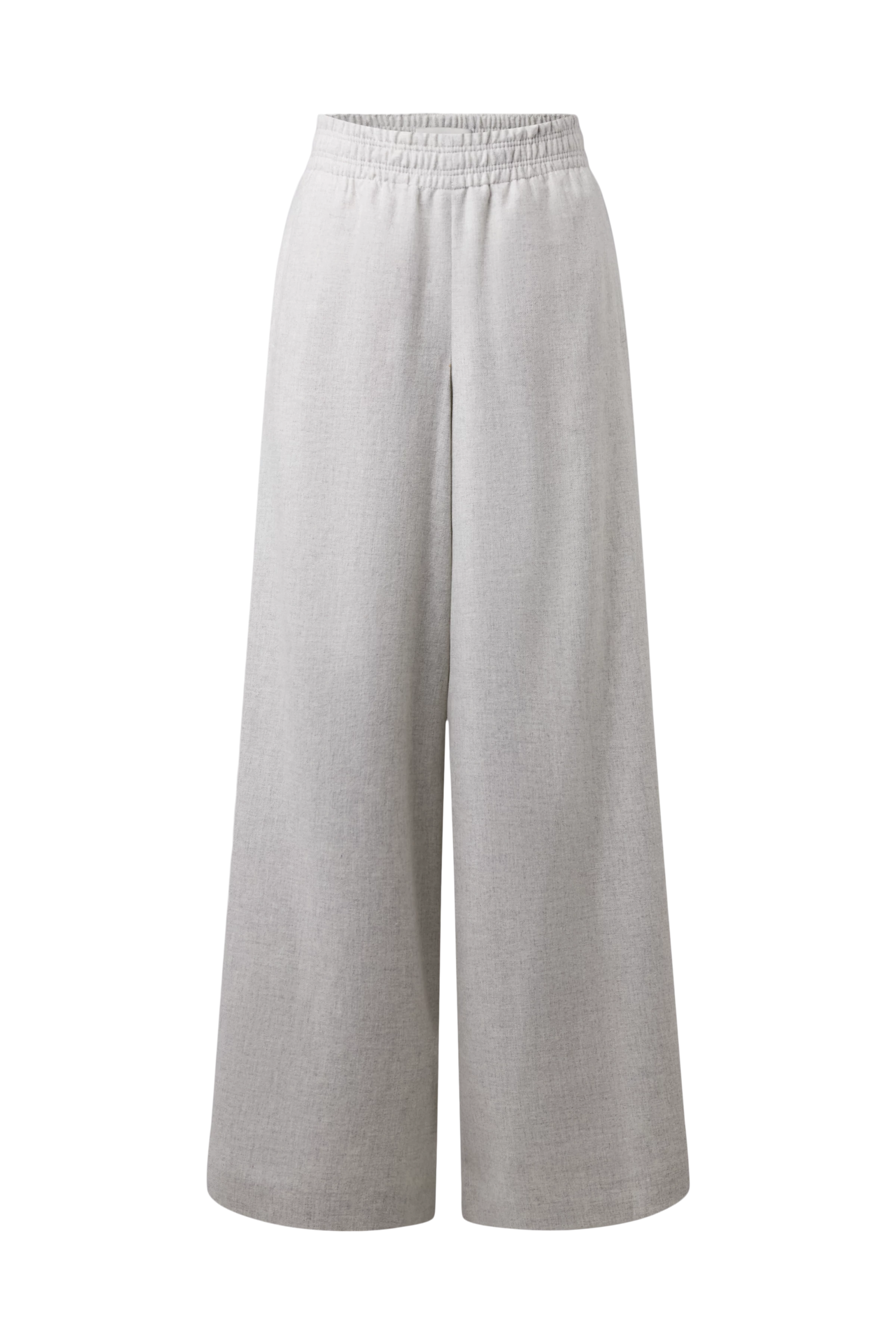 CEILING - Pantalon ample en laine mélangée - women - gris - Freisteller Frontansicht
