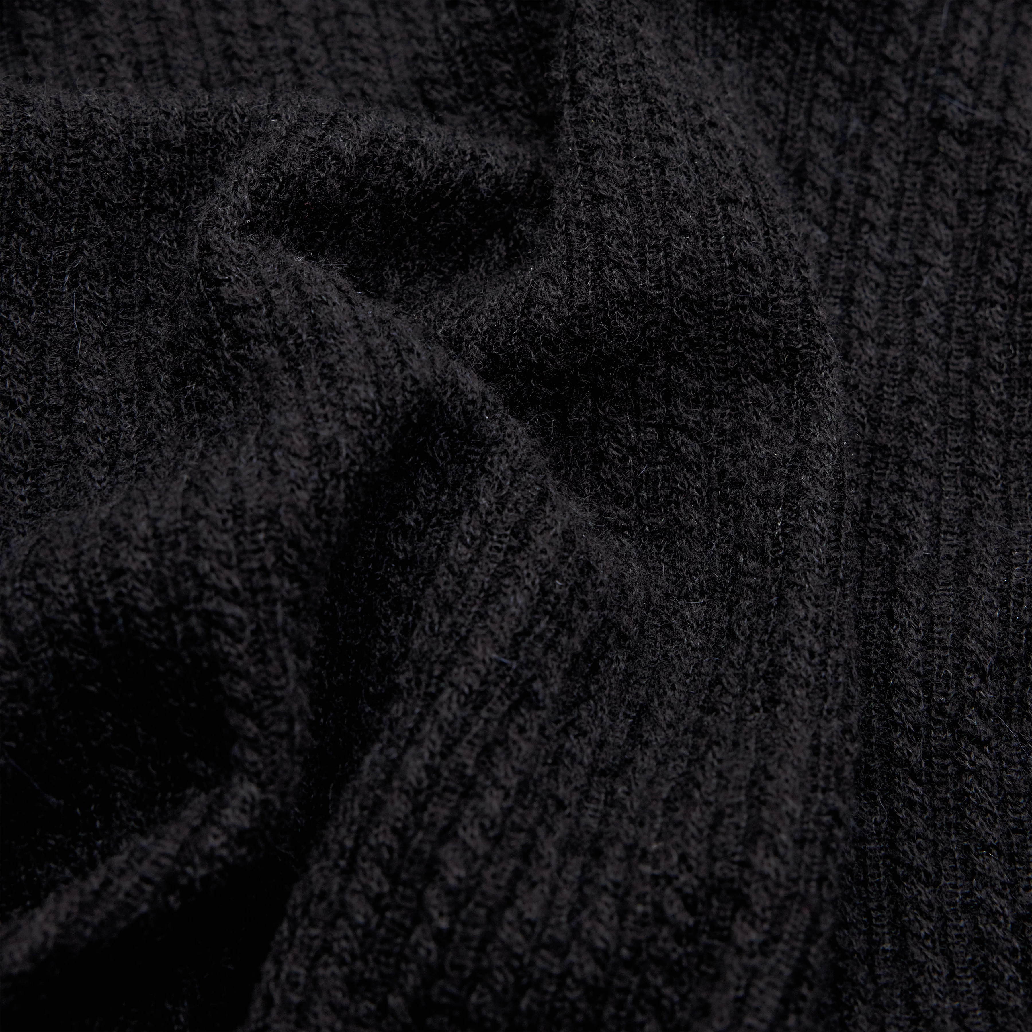 FIDA - Pullover in superfeinem Alpaka-Mix - Damen - schwarz - Materialbild (B2C)