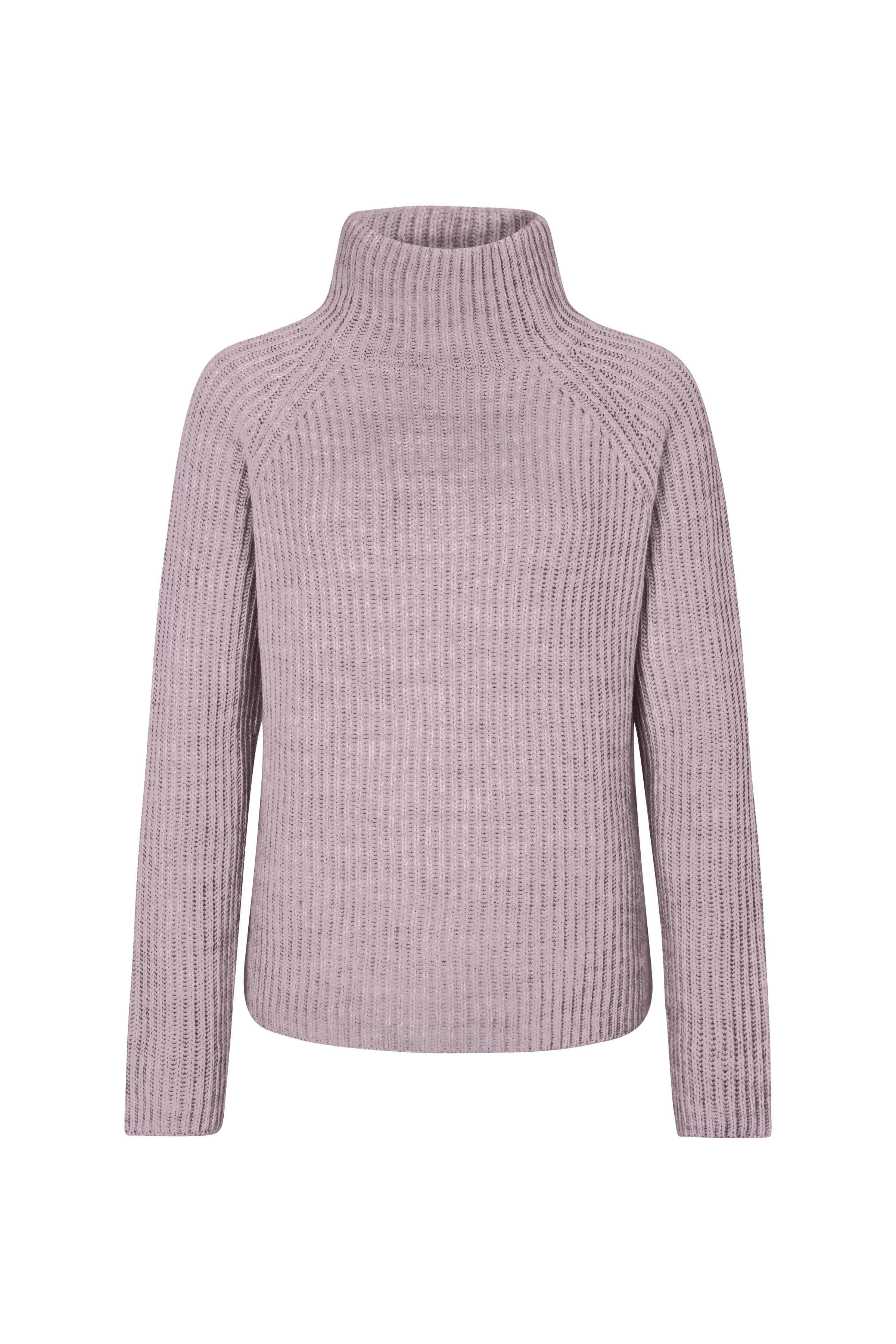 ARWEN - coltrui van alpaca-wolmix - dames - purper - Freisteller Frontansicht