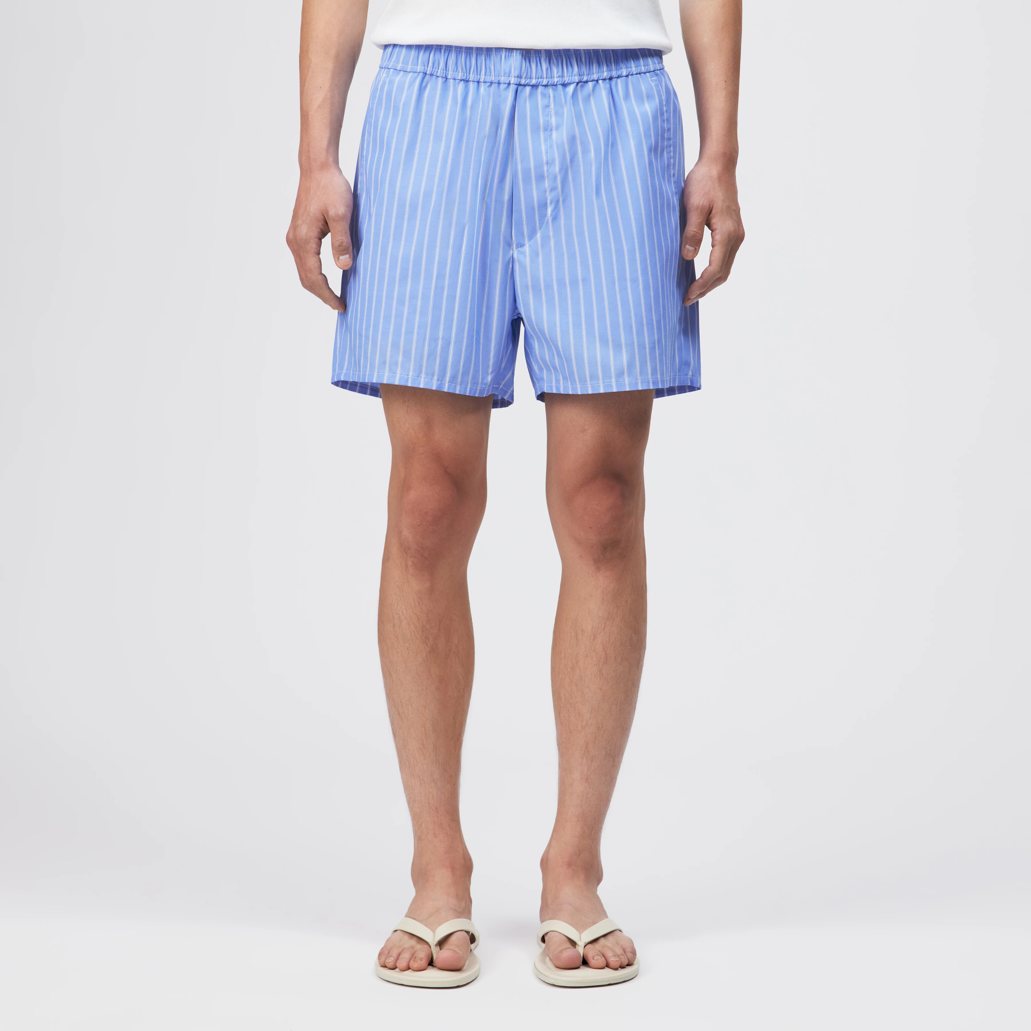 KORY - Shorts with a technical touch. - men - blue - Frontansicht