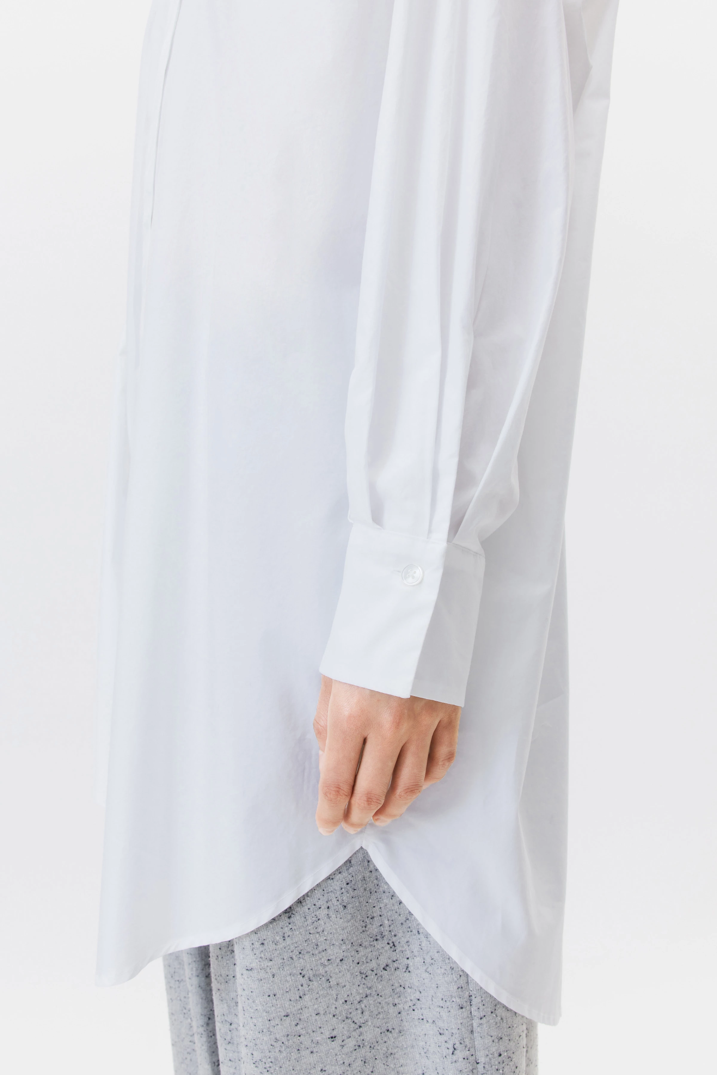 CEARA - Poplin Hemdbluse - Damen - weiß - Seitenansicht