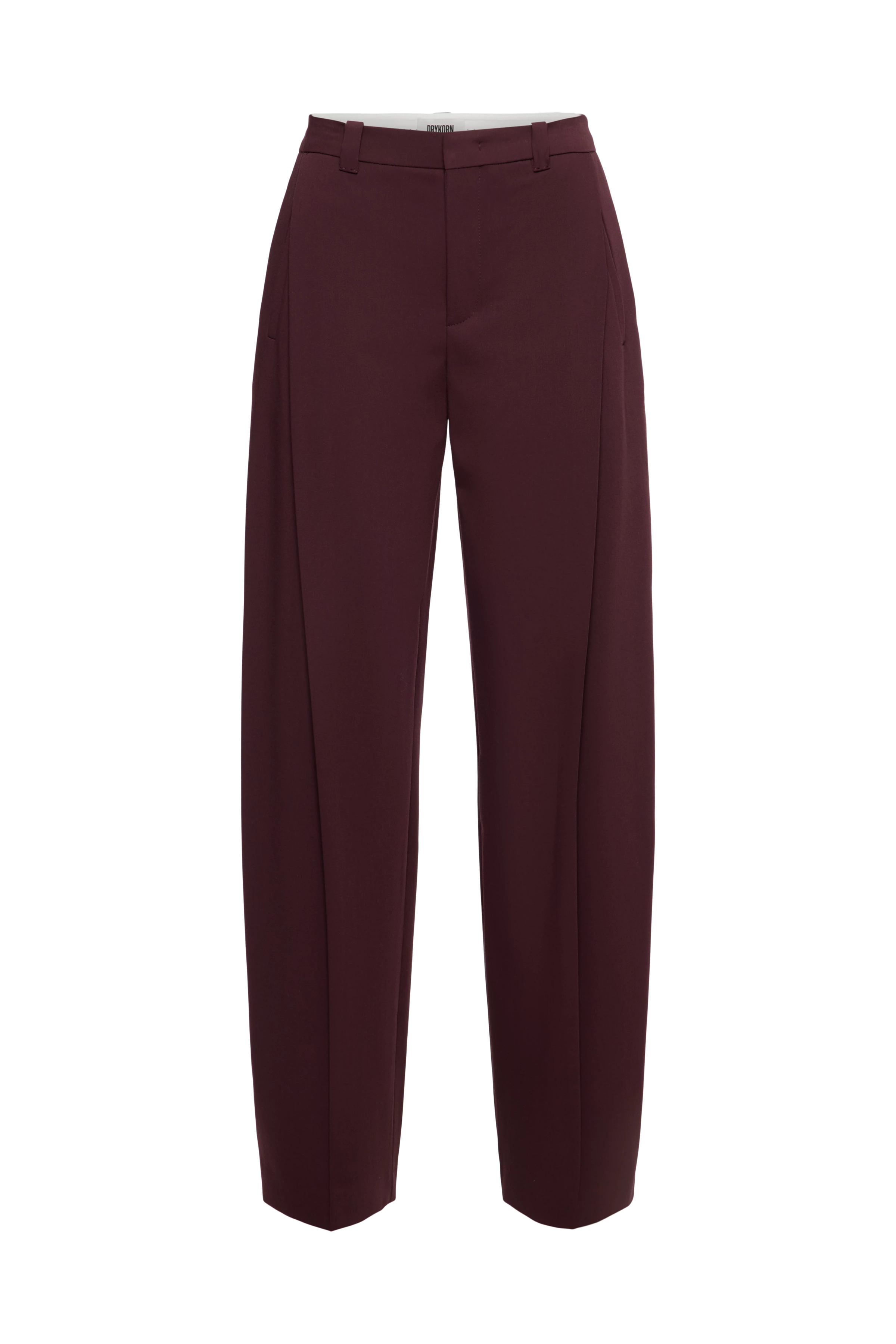 UNPACK - Hose in Viskose-Woll-Mix - Damen - rot - Freisteller Frontansicht
