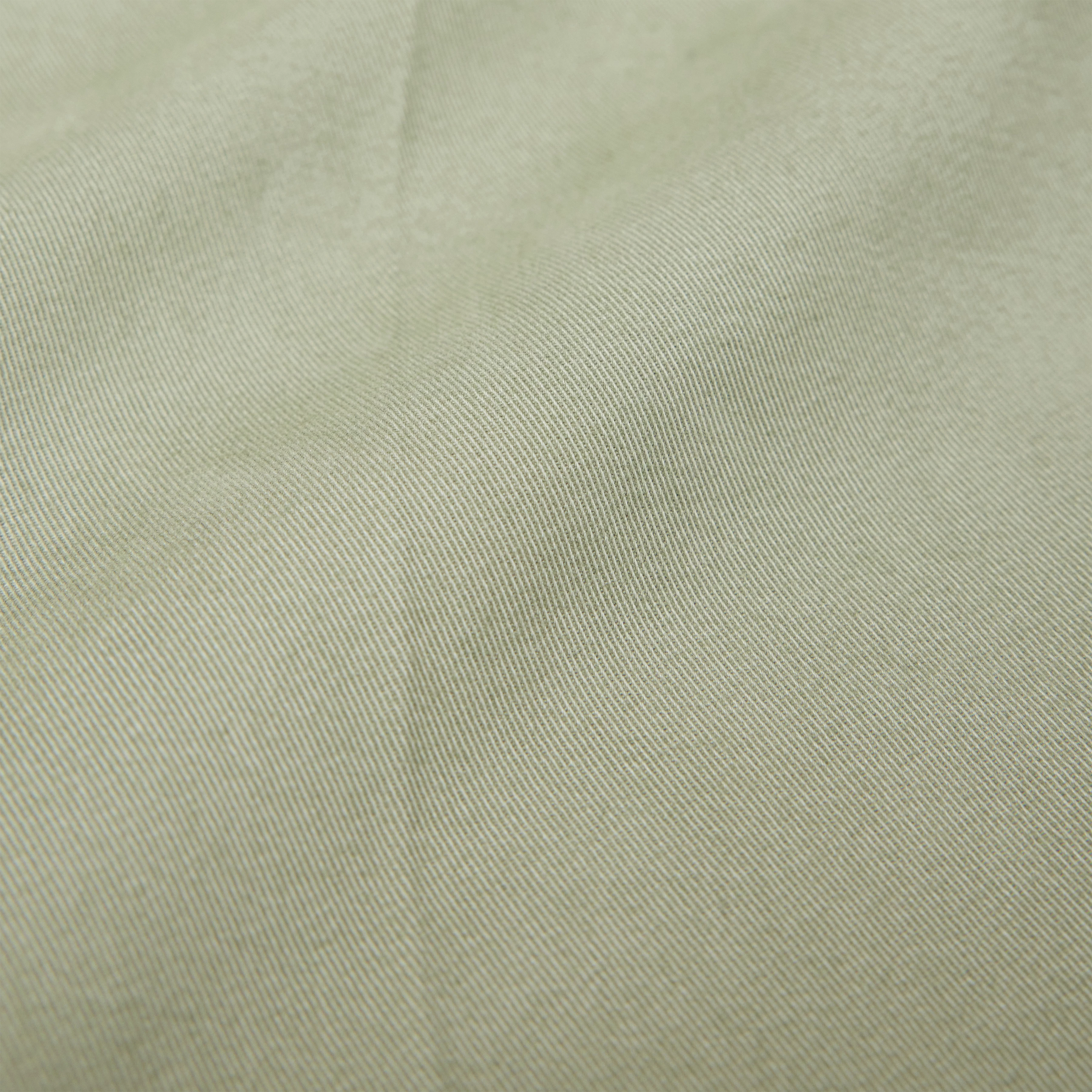 CHASY - Casual trousers with pleats in cotton twill - men - green - Materialbild (B2C)