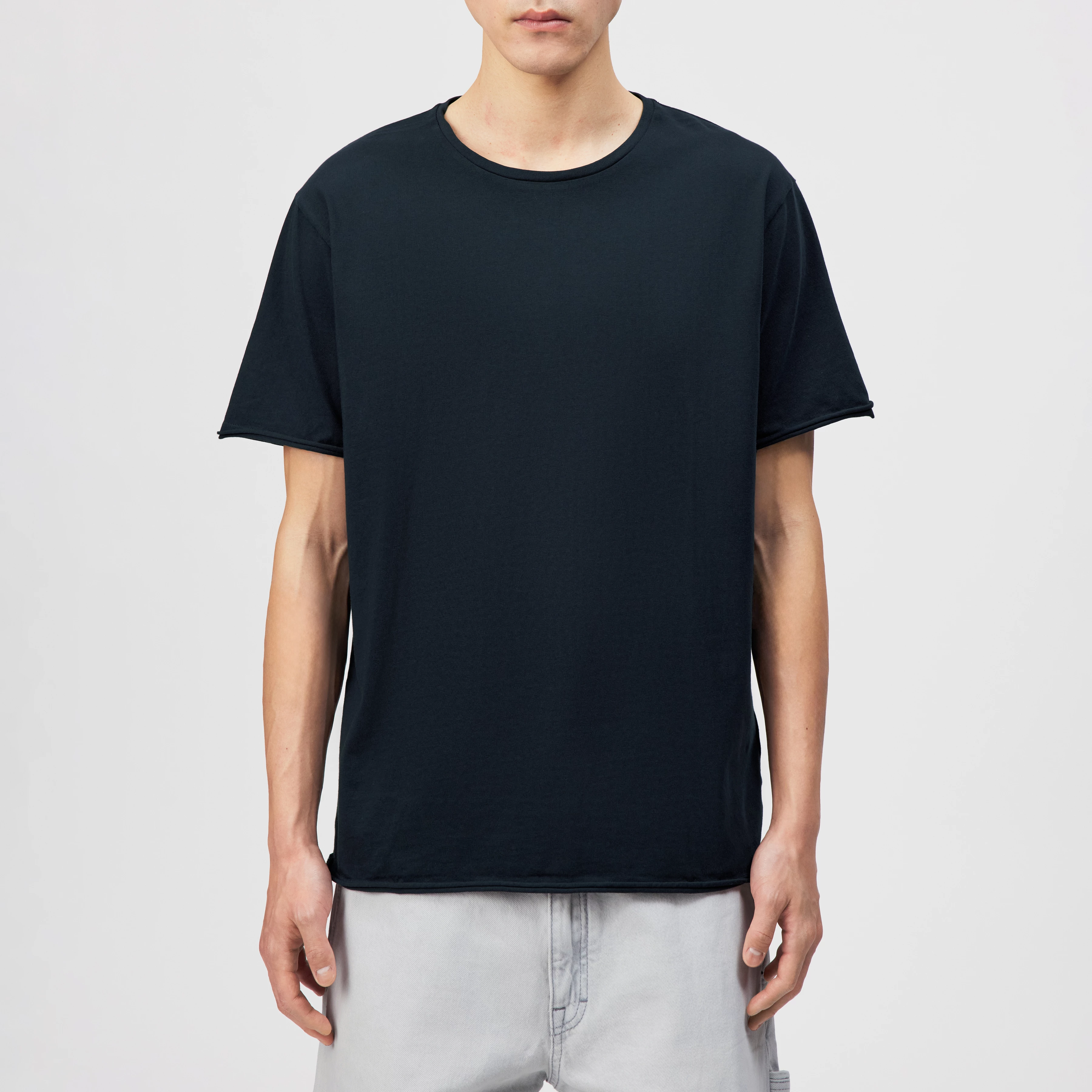 KENDRICK_2 - T-shirt in pure cotton - men - blue - Frontansicht