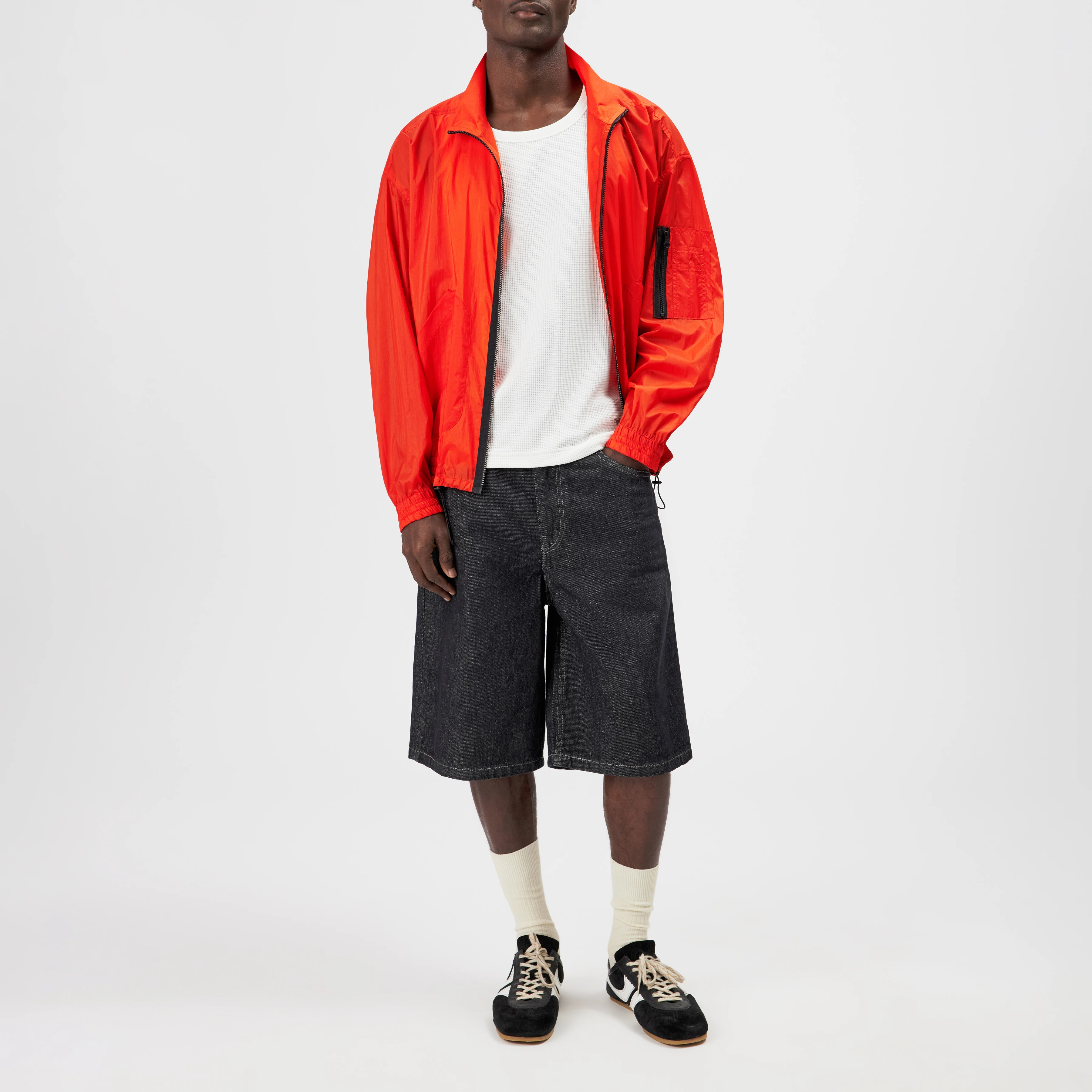 NILIZIO - Ripstop blouson with a technical finish - men - orange - Ganzkörper-Frontansicht