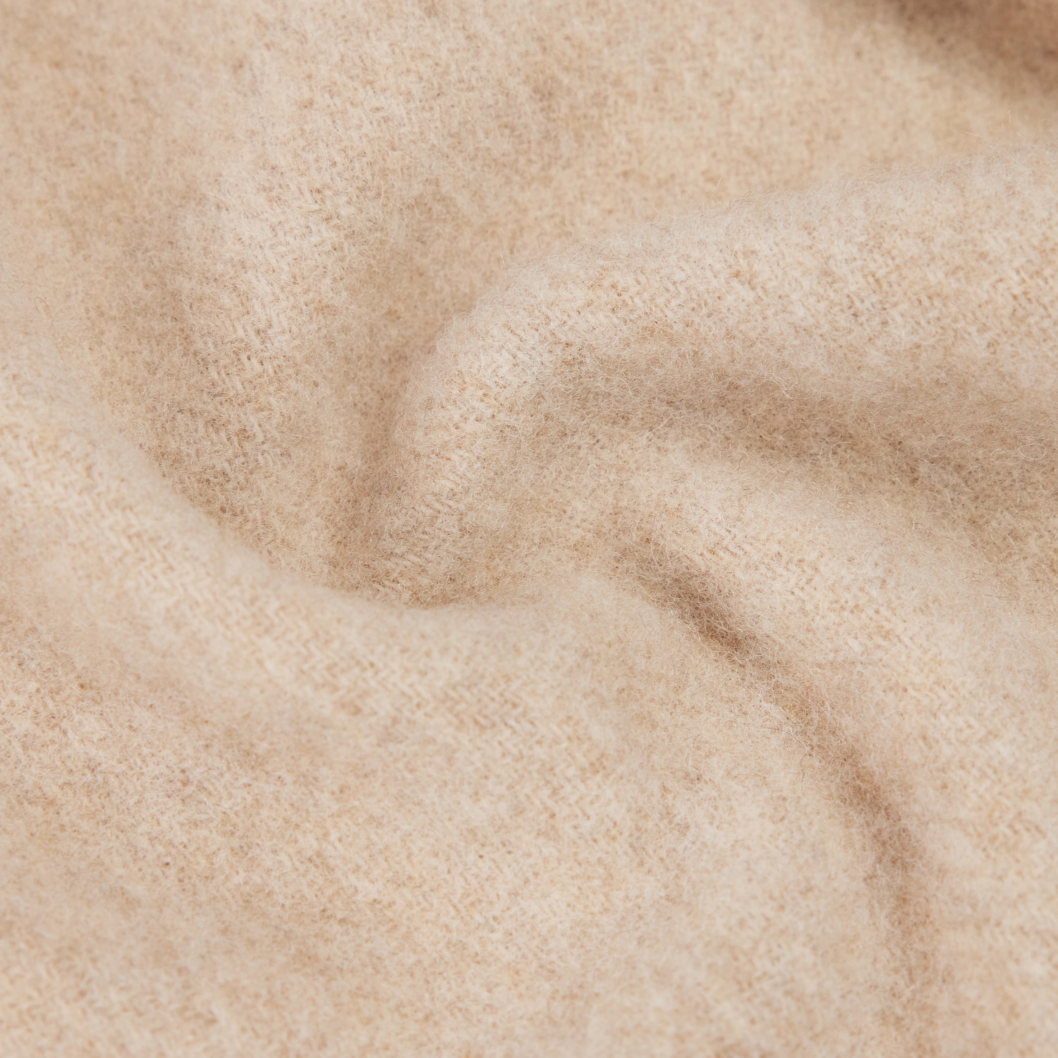 GAZE_4 - Schal in Wolltwill - Unisex - beige - Materialbild (B2C)