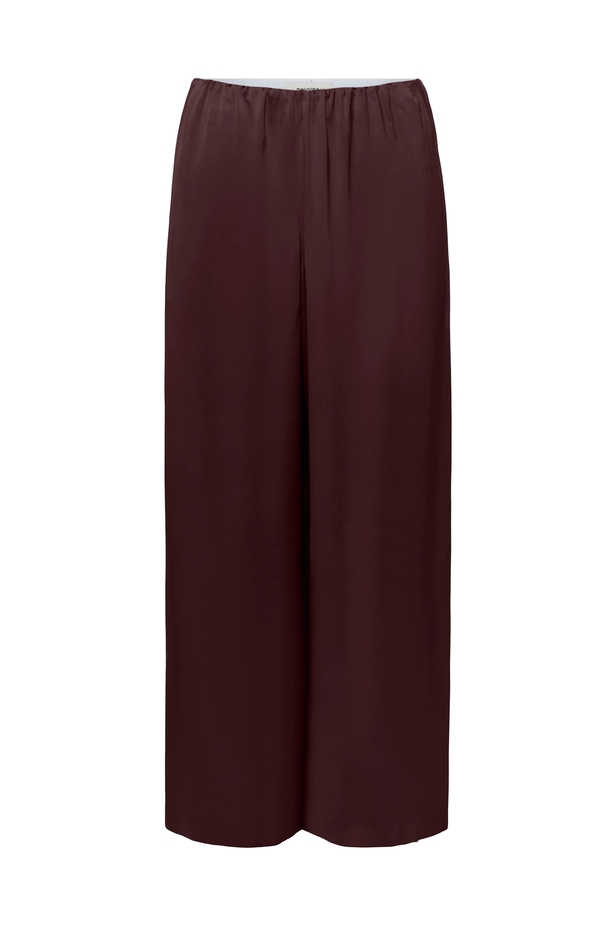 TWEEZER - Weite Hose in Satin - Damen - rot - Freisteller Frontansicht