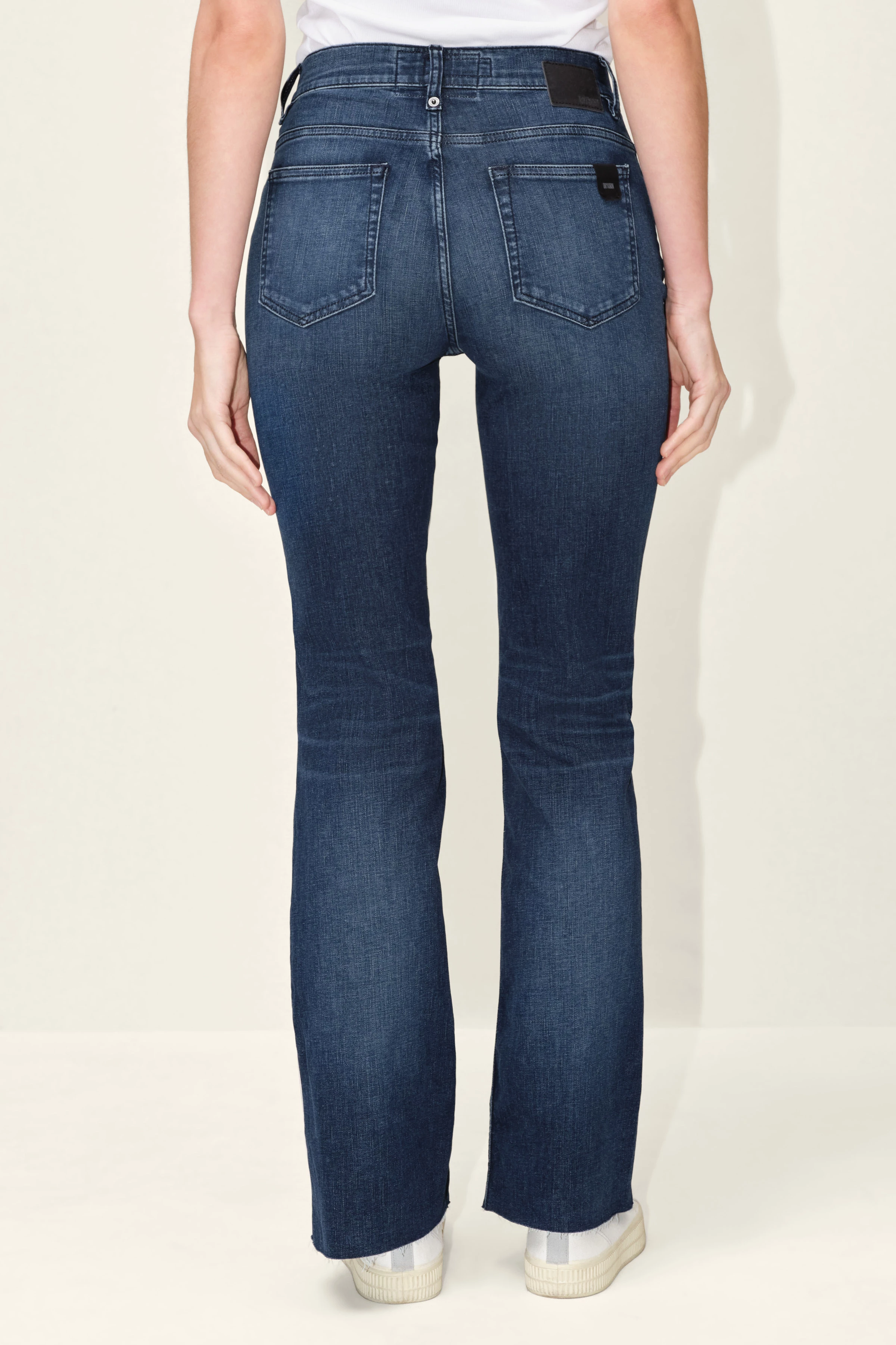 FAR - Skinny jeans van superstretch denim - dames - blauw - Rückansicht