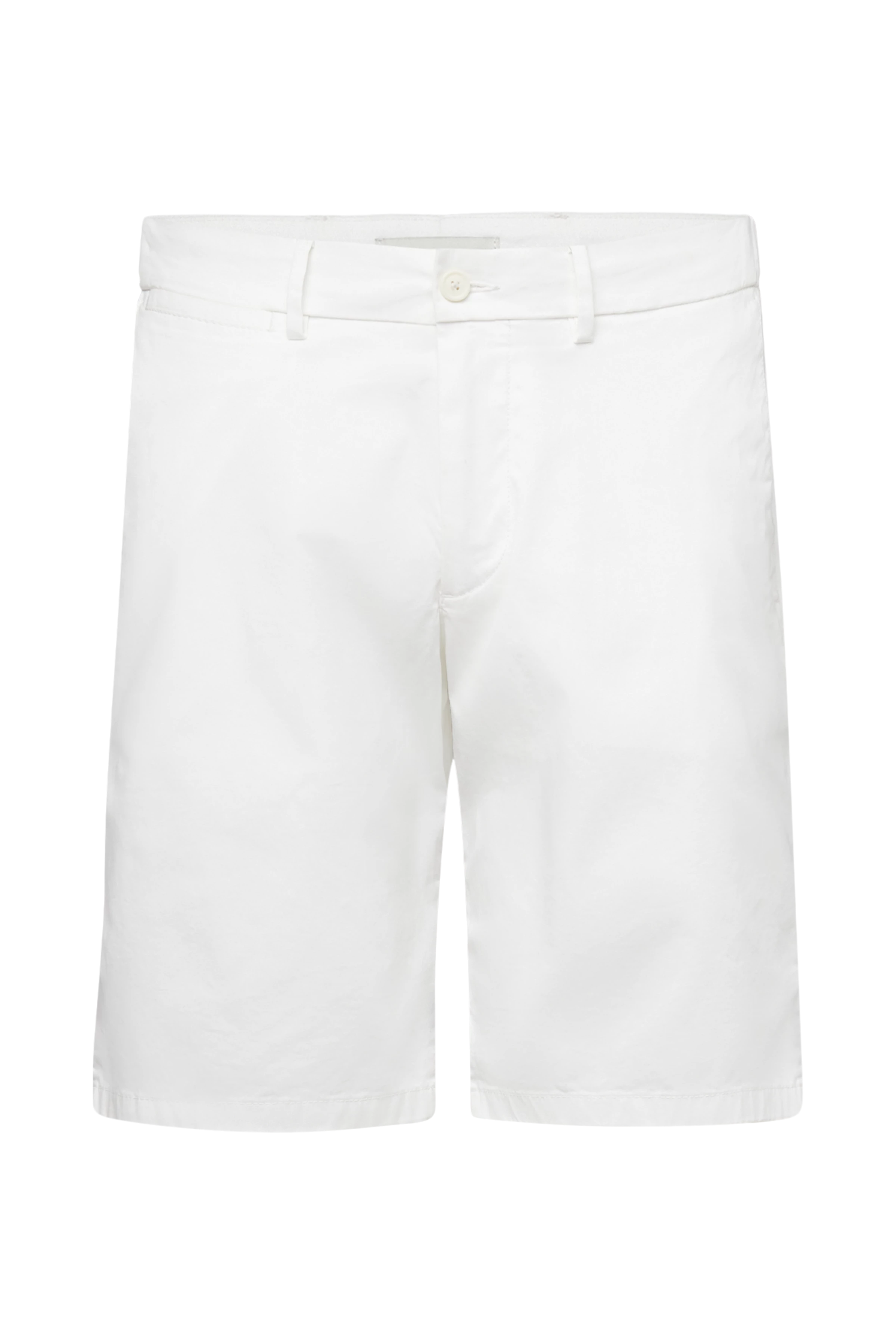 KEND - Chino Shorts in Baumwoll-Twill - Herren - weiß - Freisteller Frontansicht