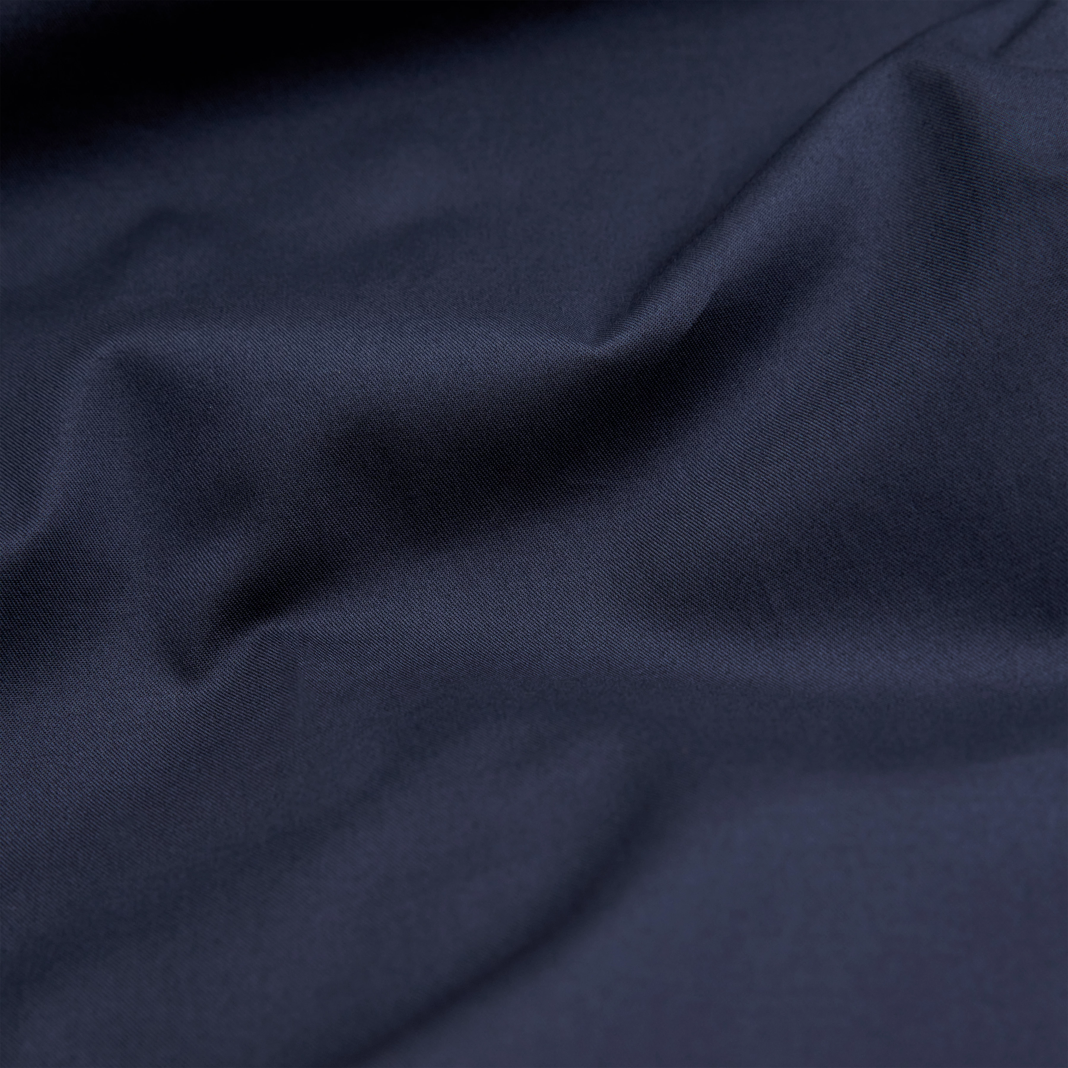 DANEEL - Classic Fit Hemd in Baumwoll-Satin - Herren - blau - Materialbild (B2C)