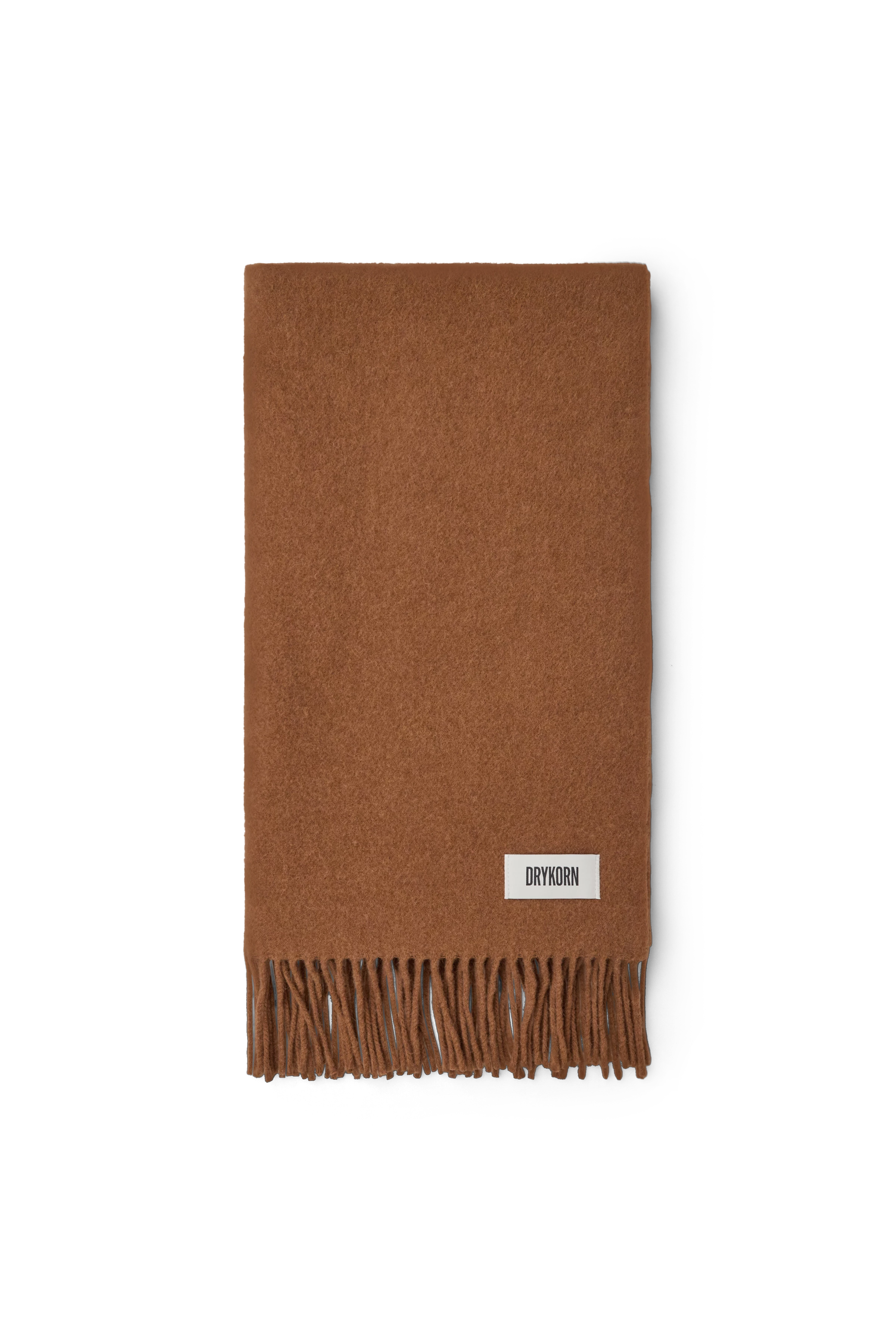 GAZE_4 - Schal in Wolltwill - Unisex - braun - Freisteller Frontansicht