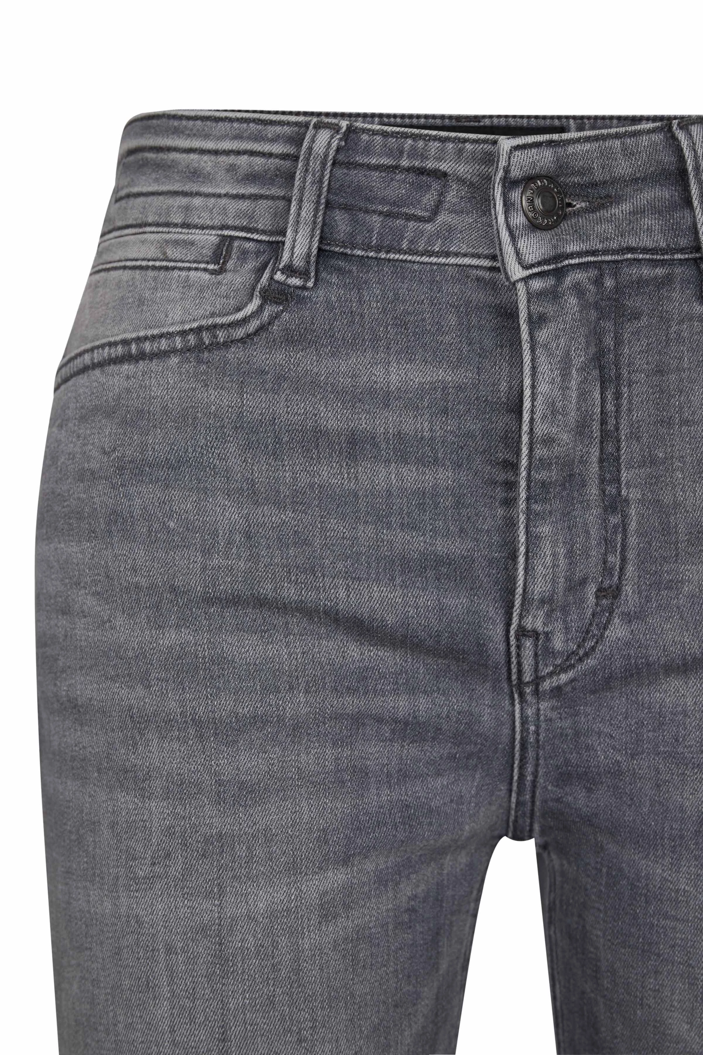 SPEAK - Slim Fit Jeans in super-stretch Denim - Damen - grau - Freisteller Detailansicht