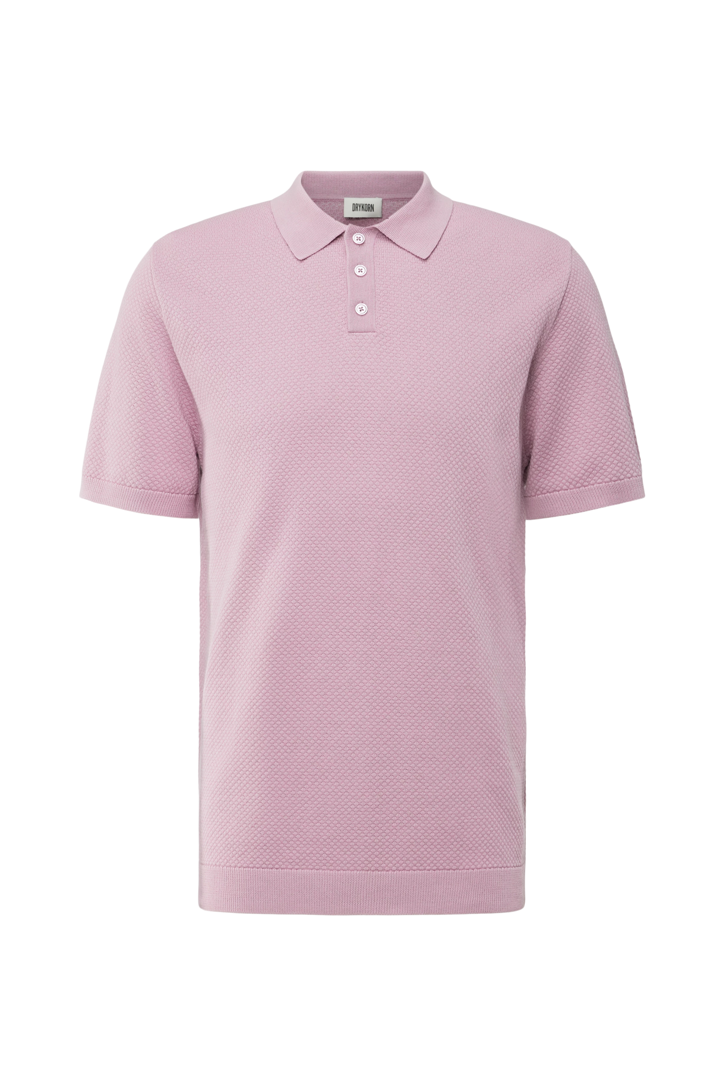 TRITON - Polo-Shirt in Baumwolle - Herren - lila - Freisteller Frontansicht