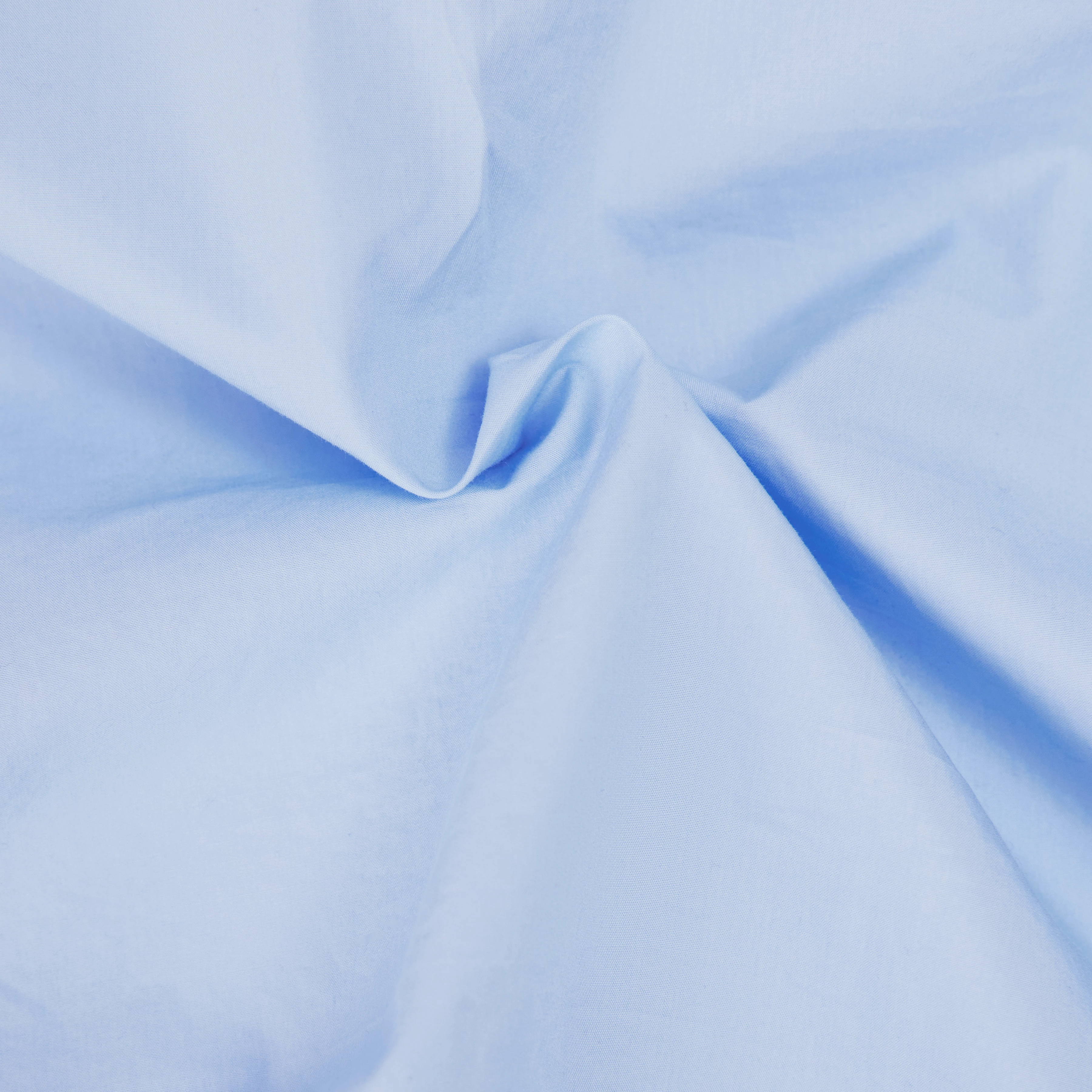 TIRIEL - Blouse sans manches coupe classique en coton pur - women - bleu - Materialbild (B2C)