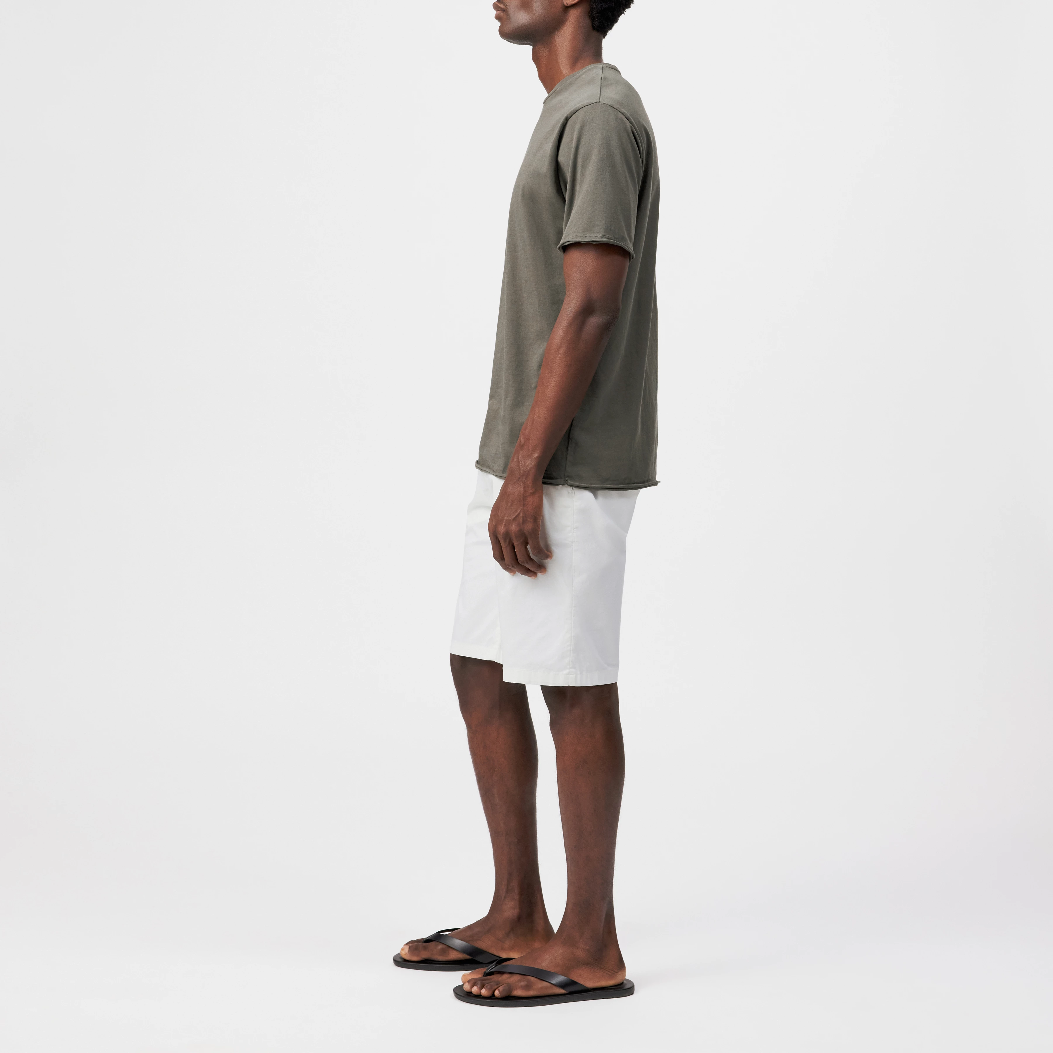 KENDRICK_2 - T-shirt in pure cotton - men - green - Seitenansicht