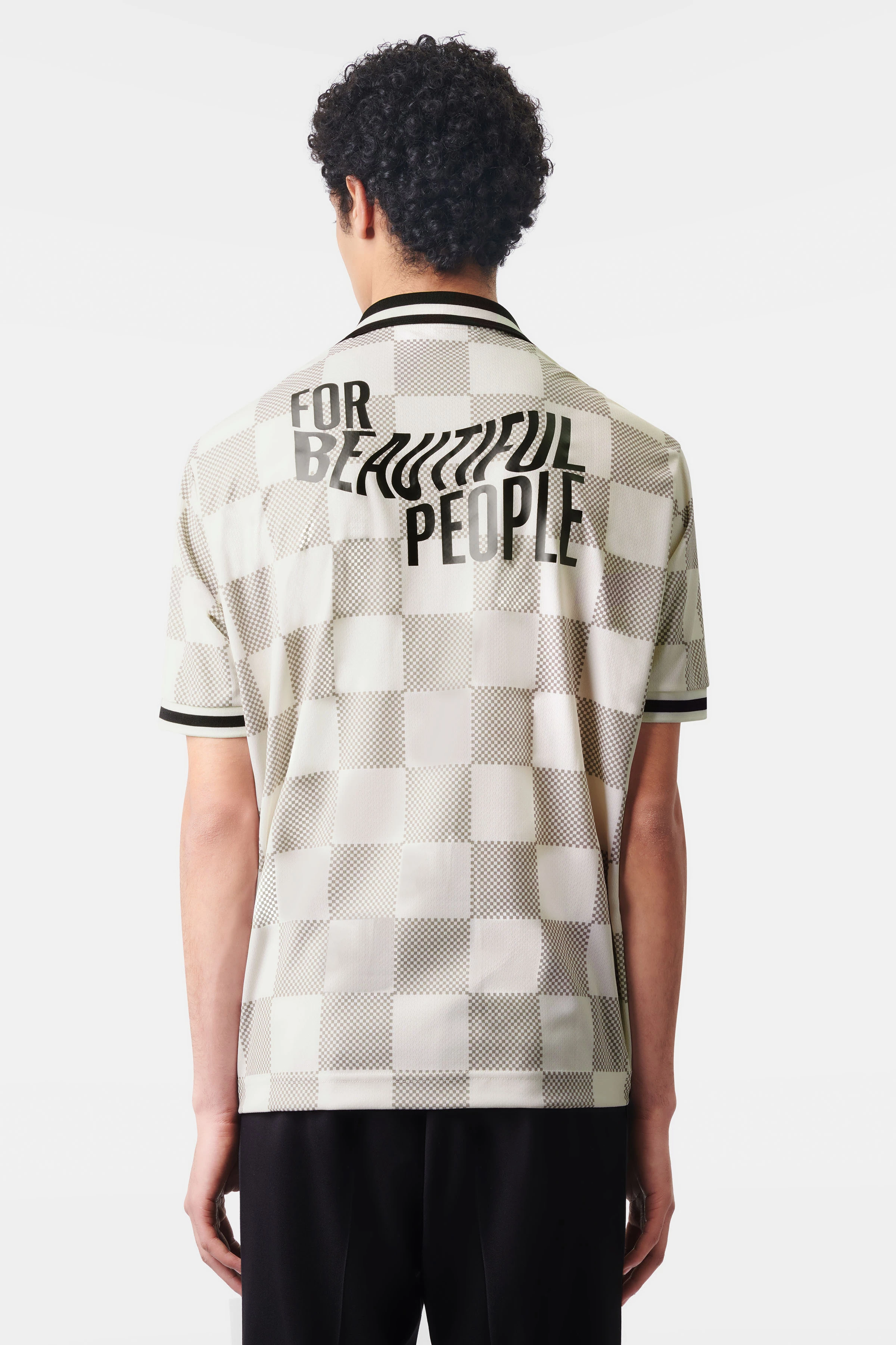 KANERON - trikot-shirt en trikot ware - heren - beige - Rückansicht