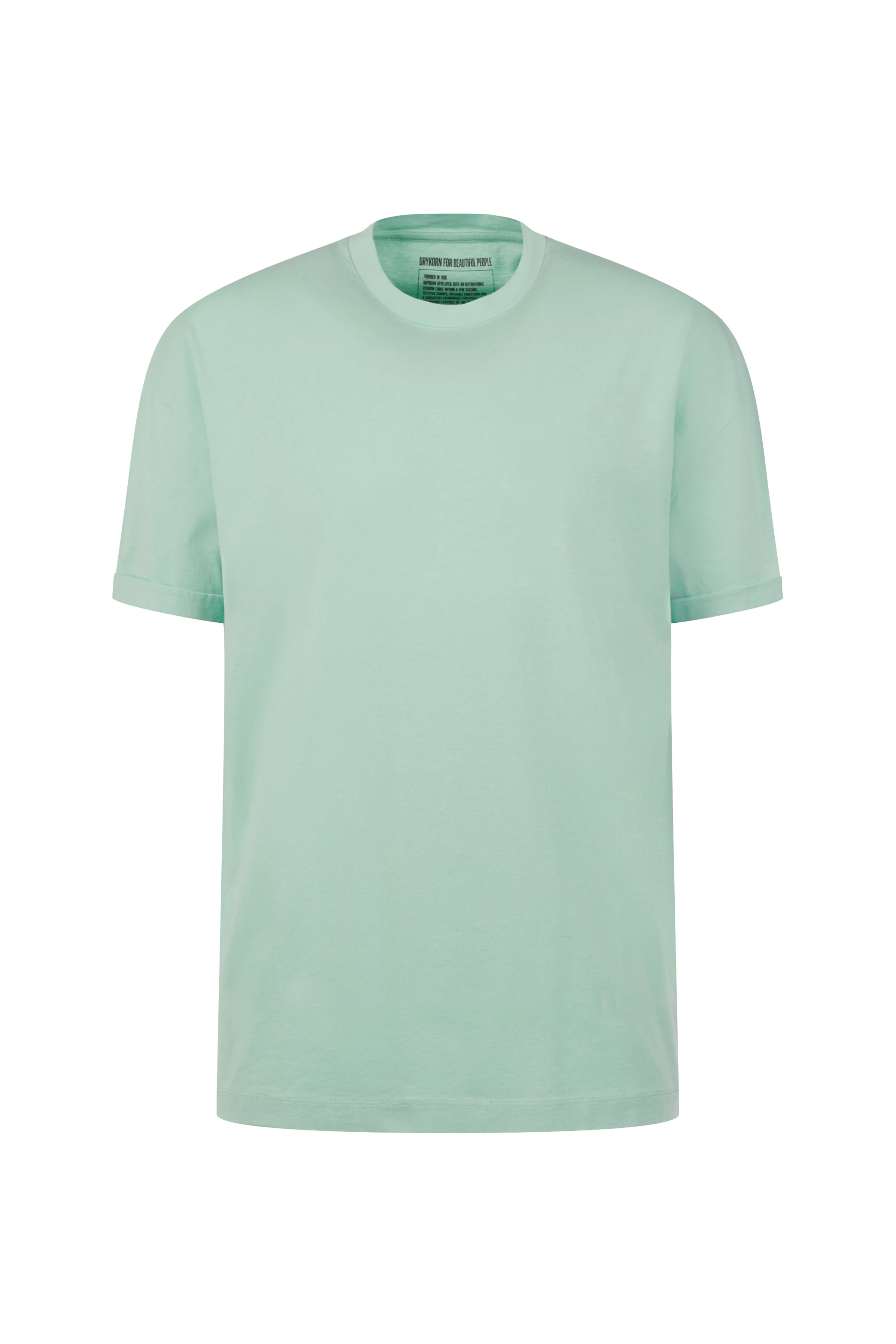 THILO - T-shirt in pure cotton - men - green - Freisteller Frontansicht