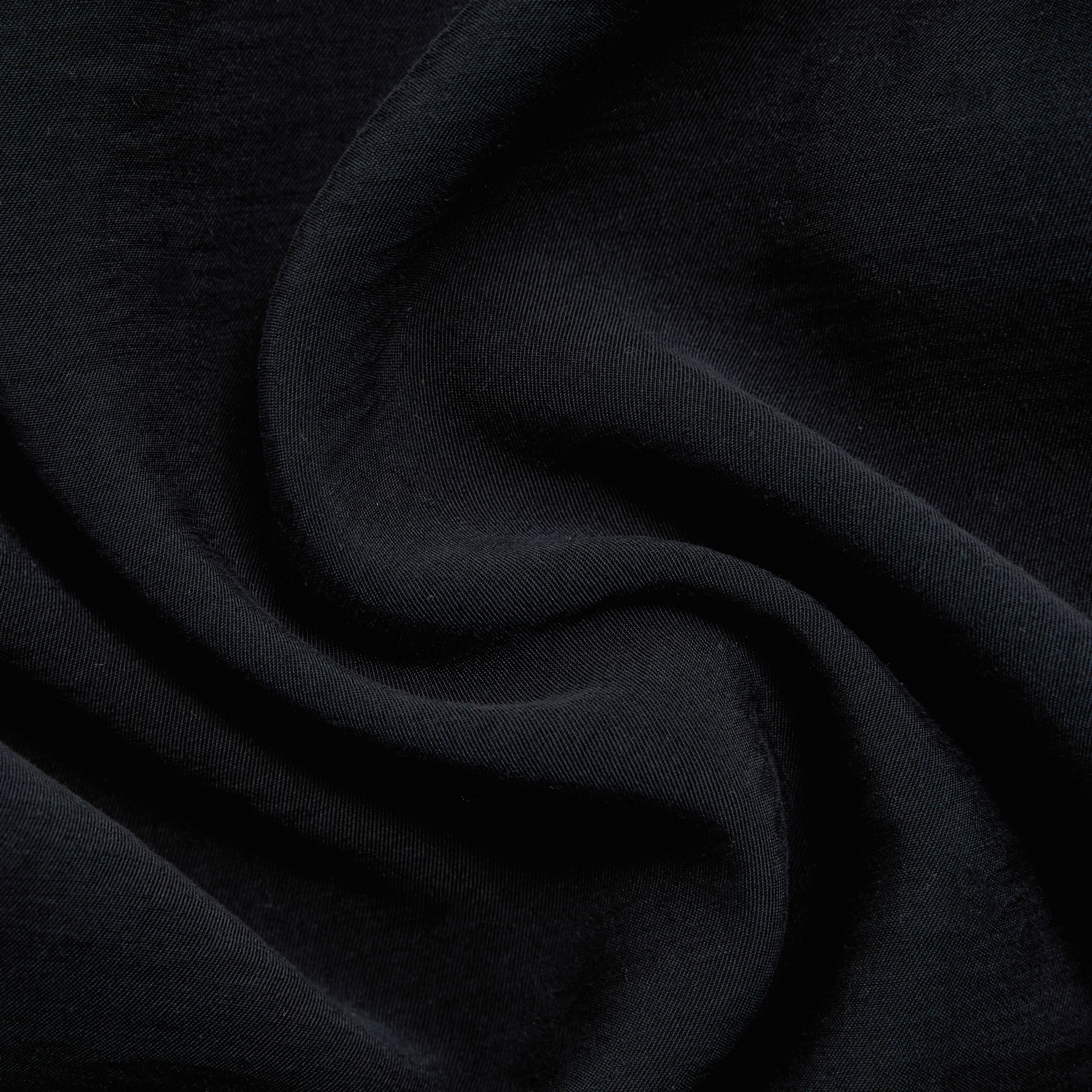 CEILING - Pantalon ample en twill fluide. - women - noir - Materialbild (B2C)