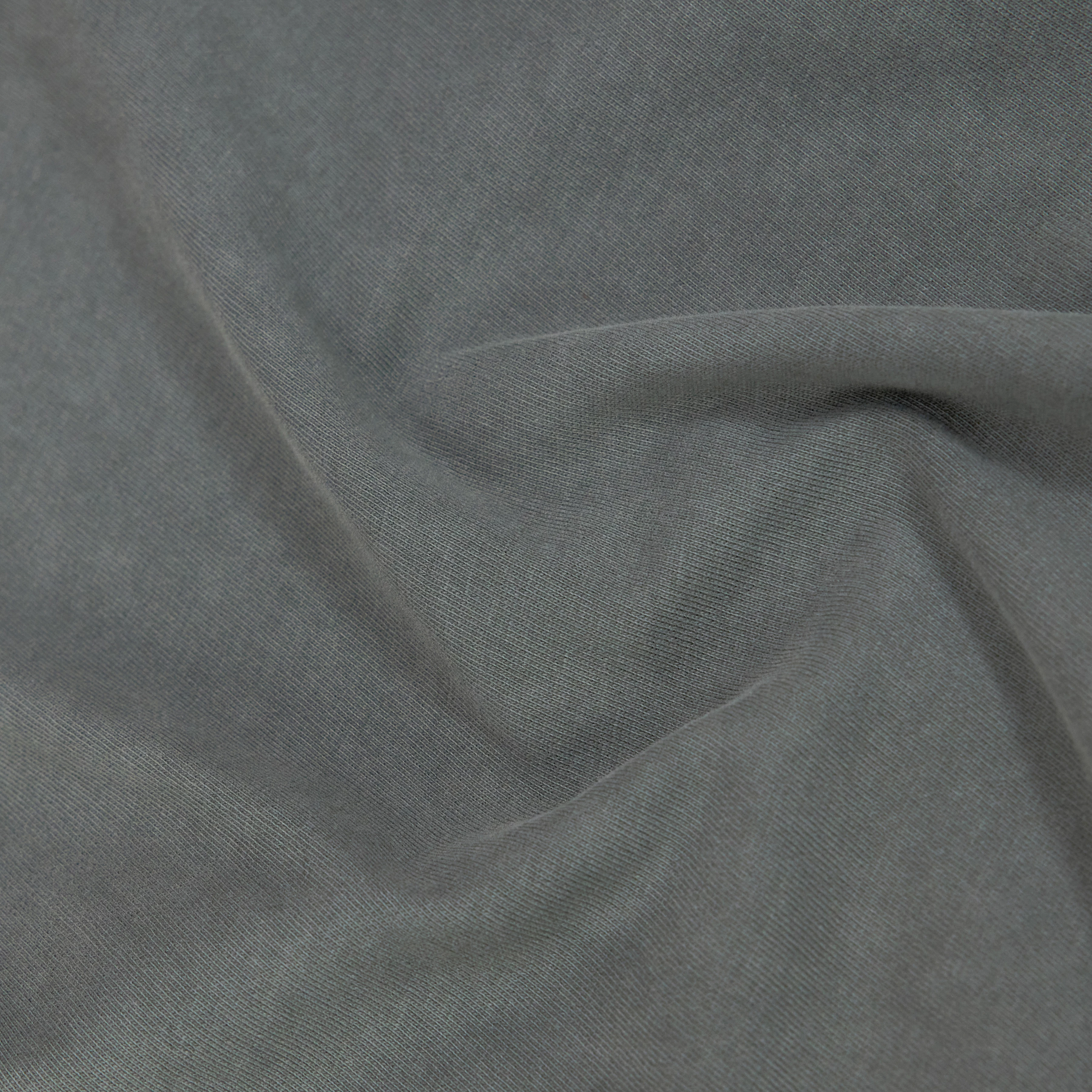 TALDOR - Long-sleeved top in washed look - men - green - Materialbild (B2C)