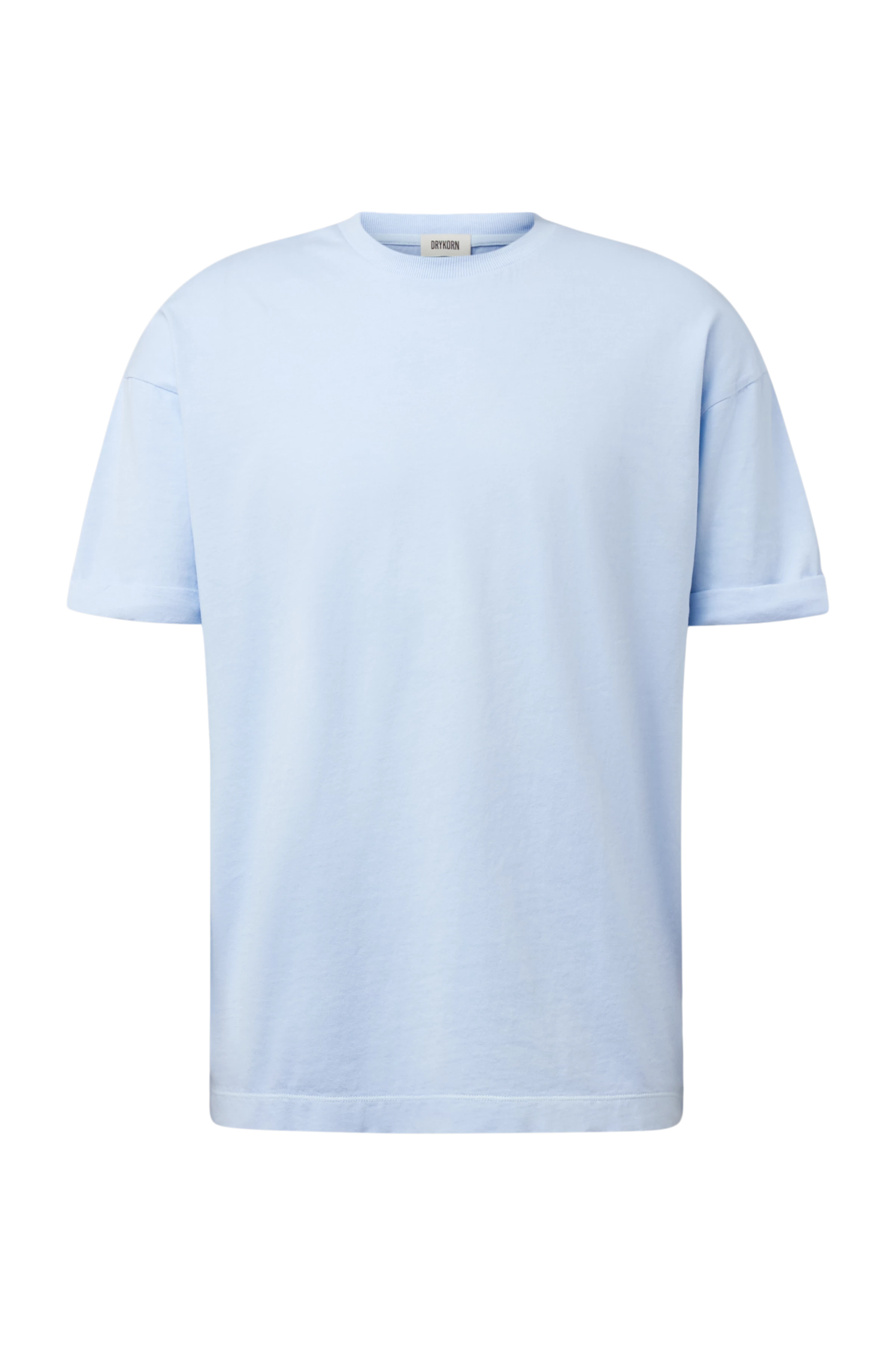THILO - Relaxed fit T-shirt in soft cotton with washed look - men - blue - Freisteller Frontansicht