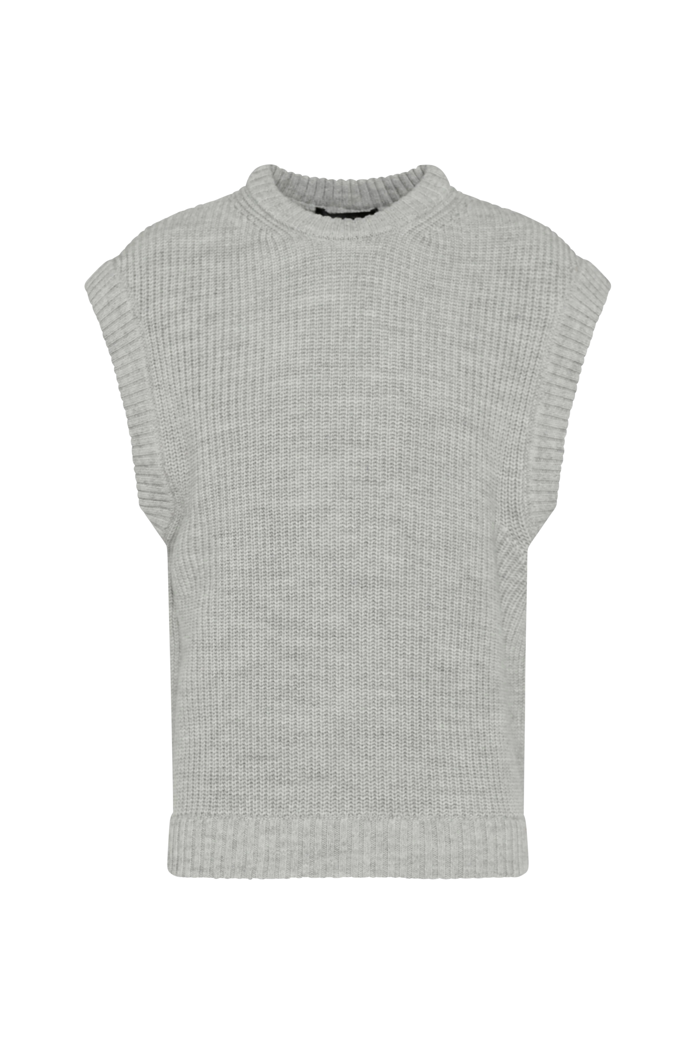 JIMMY - round neck jumper in alpaca-wool mix - men - grey - Freisteller Frontansicht