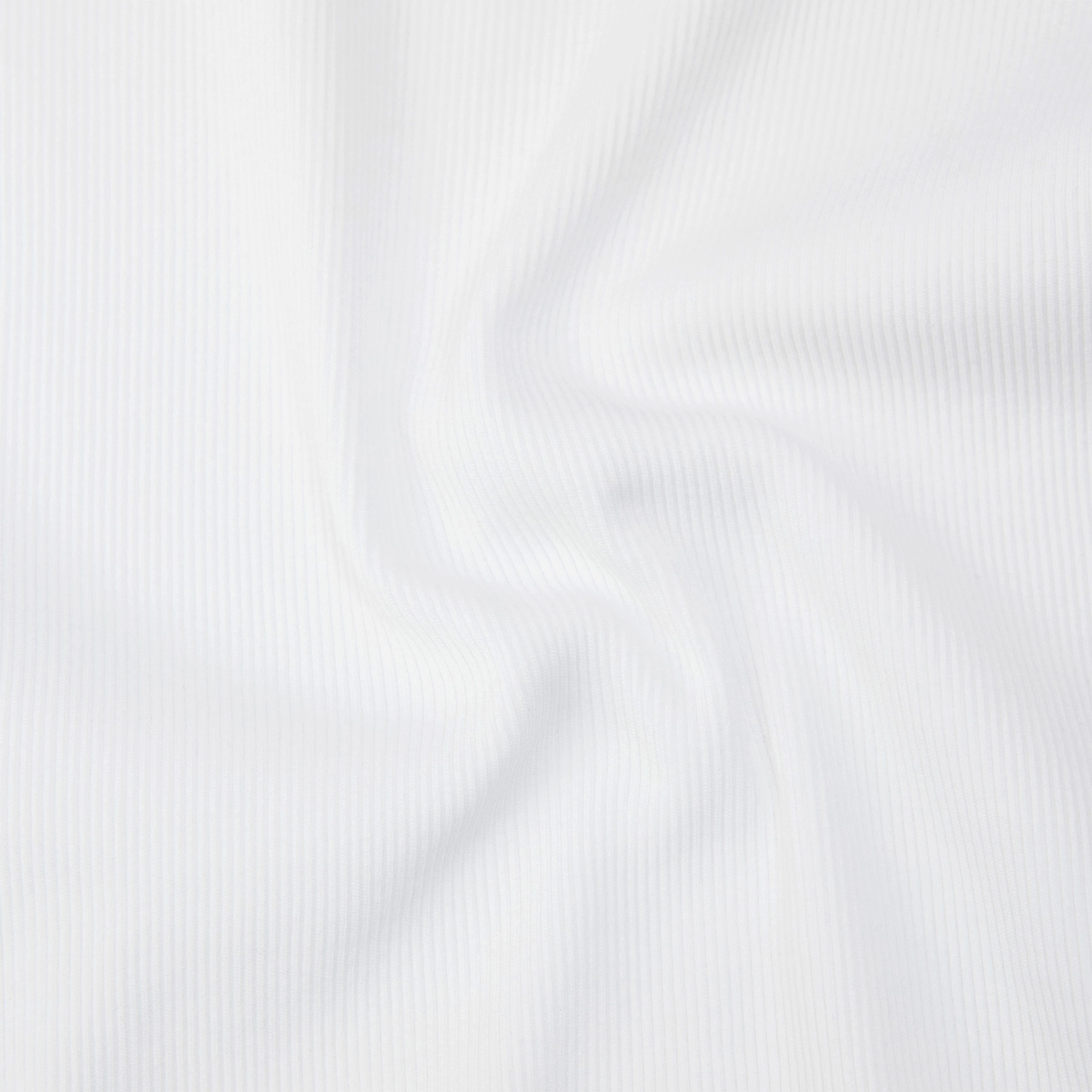 TAVIRA - Geribd tanktop met vrouwelijke ronde hals - dames - wit - Materialbild (B2C)