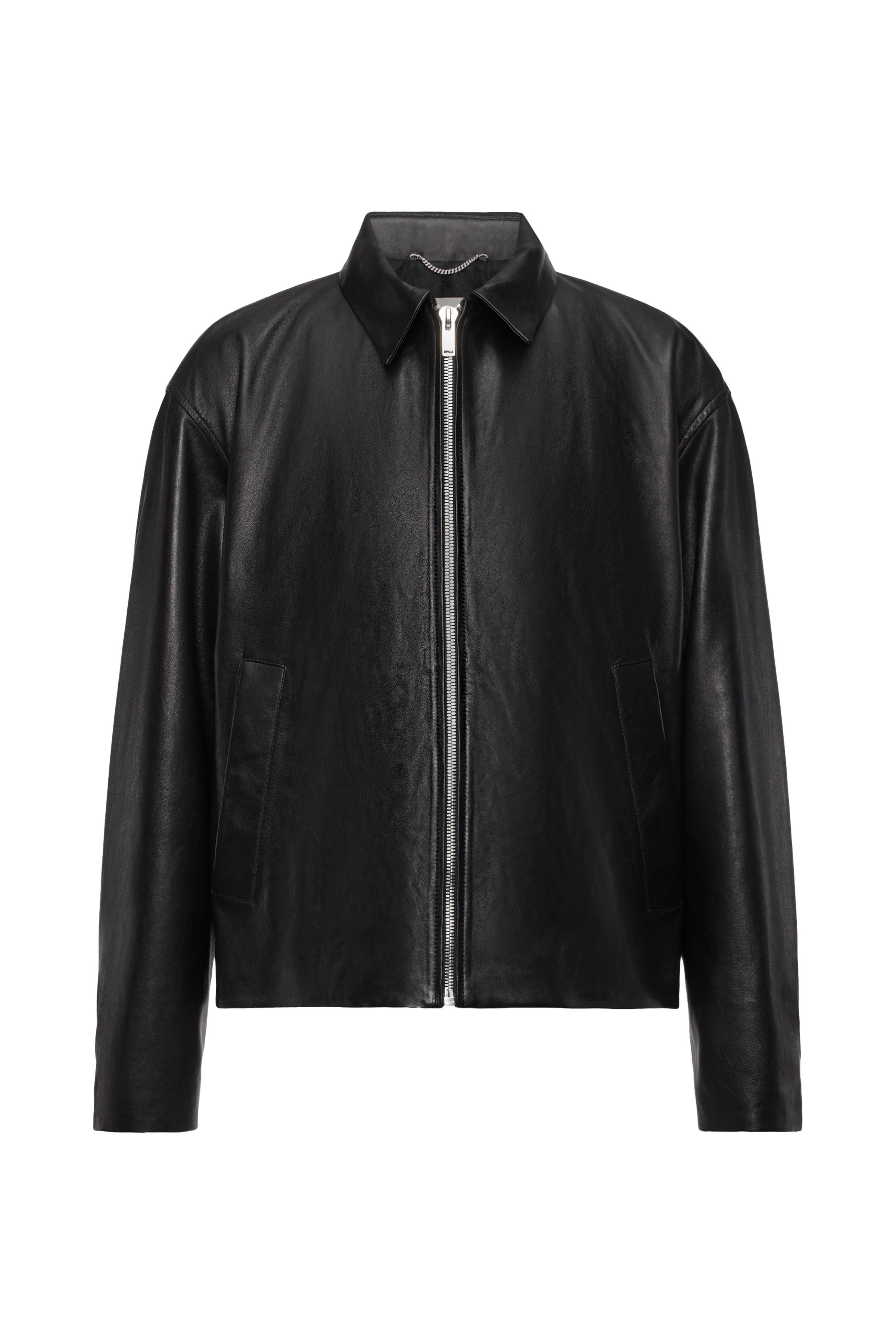 RIKKO - Jacke in Leder - Herren - schwarz - Freisteller Frontansicht