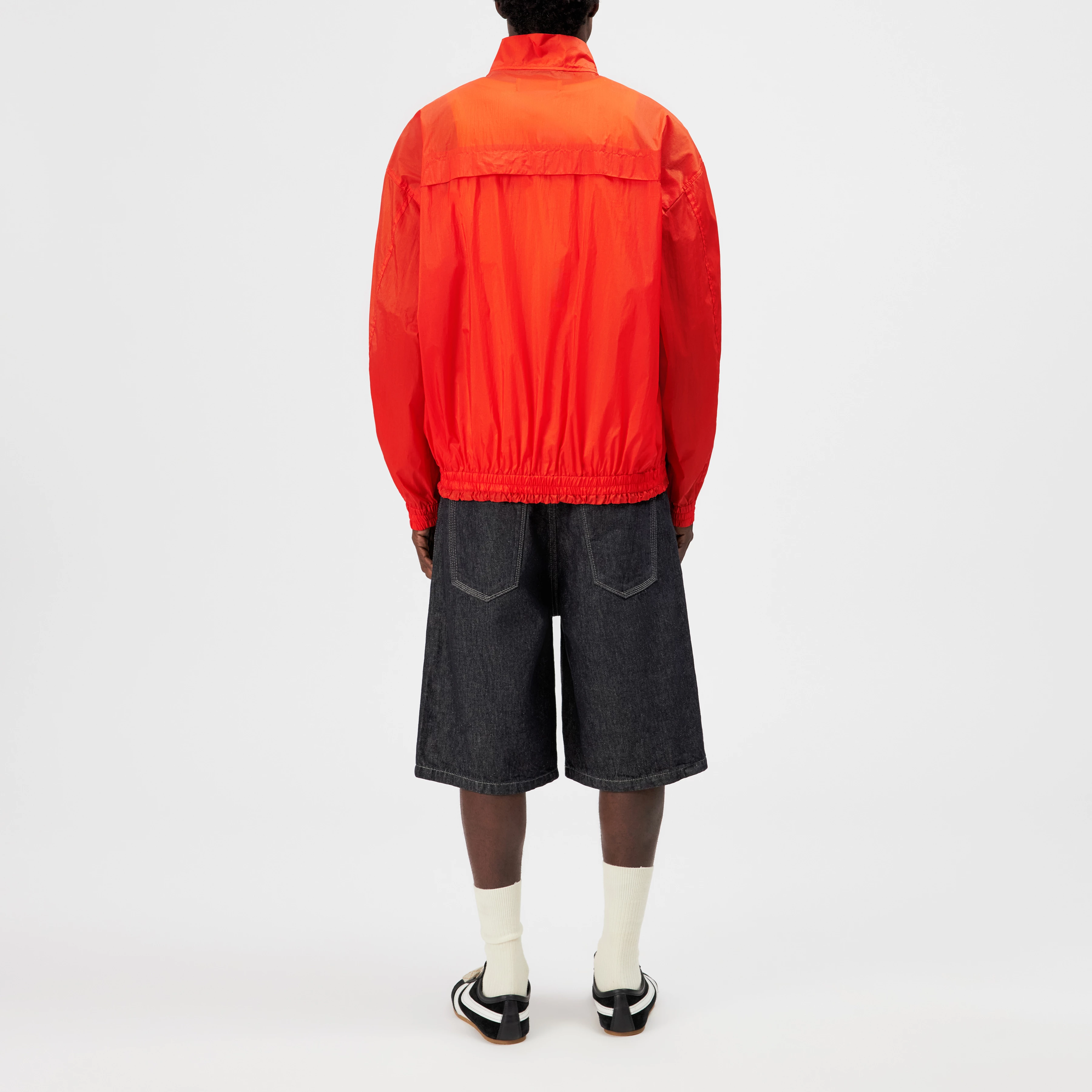 NILIZIO - Ripstop blouson with a technical finish - men - orange - Rückansicht