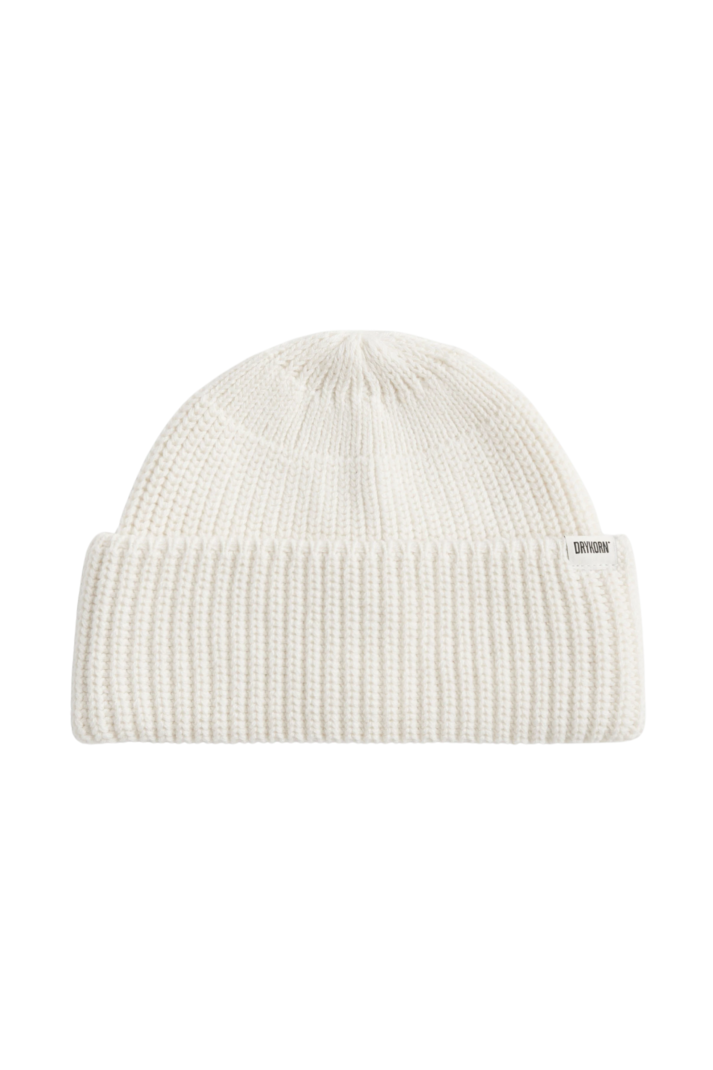RIMANO - Beanie in cotton blend - unisex - off white - Freisteller Frontansicht