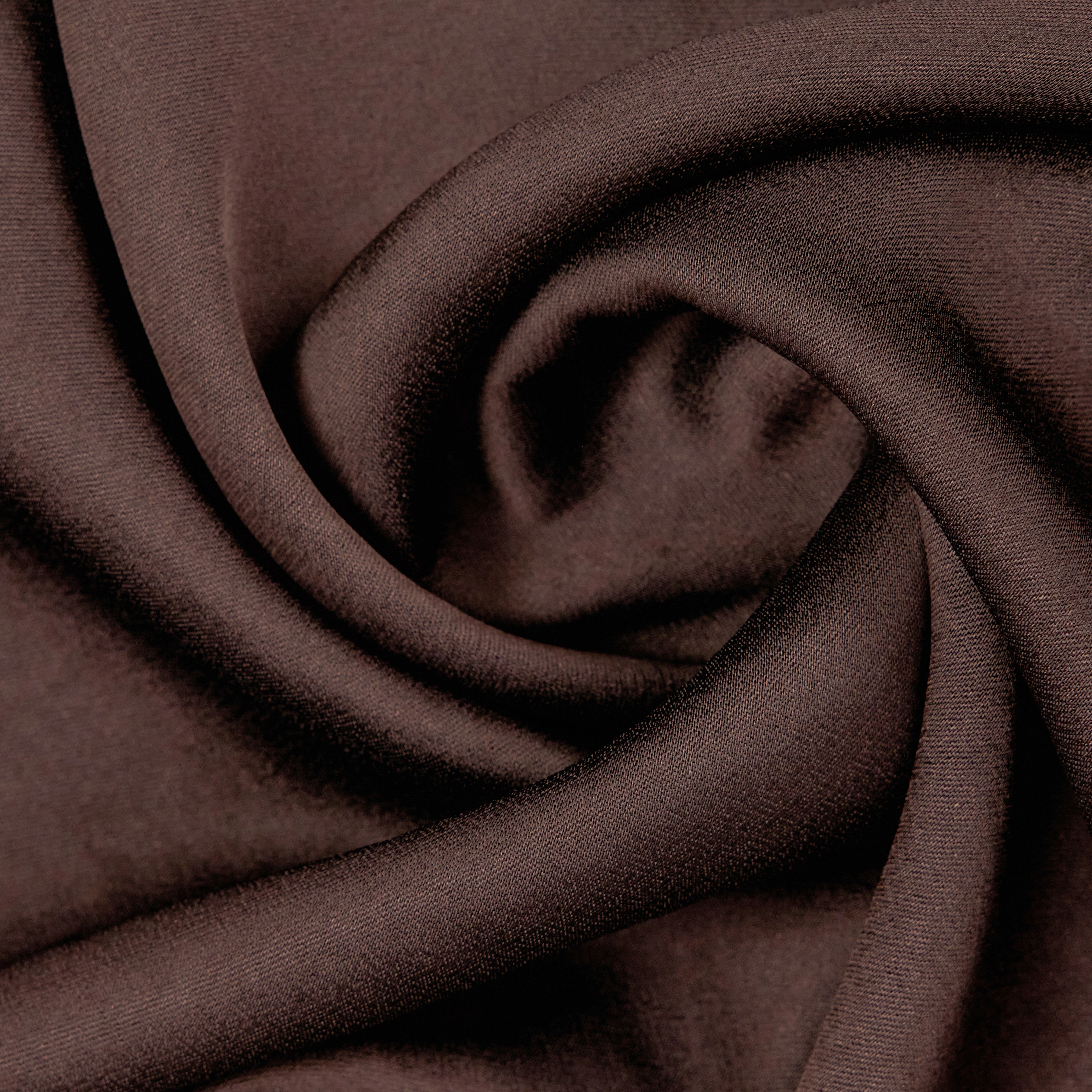 URA - Mid-length slip skirt in satin - women - brown - Materialbild (B2C)