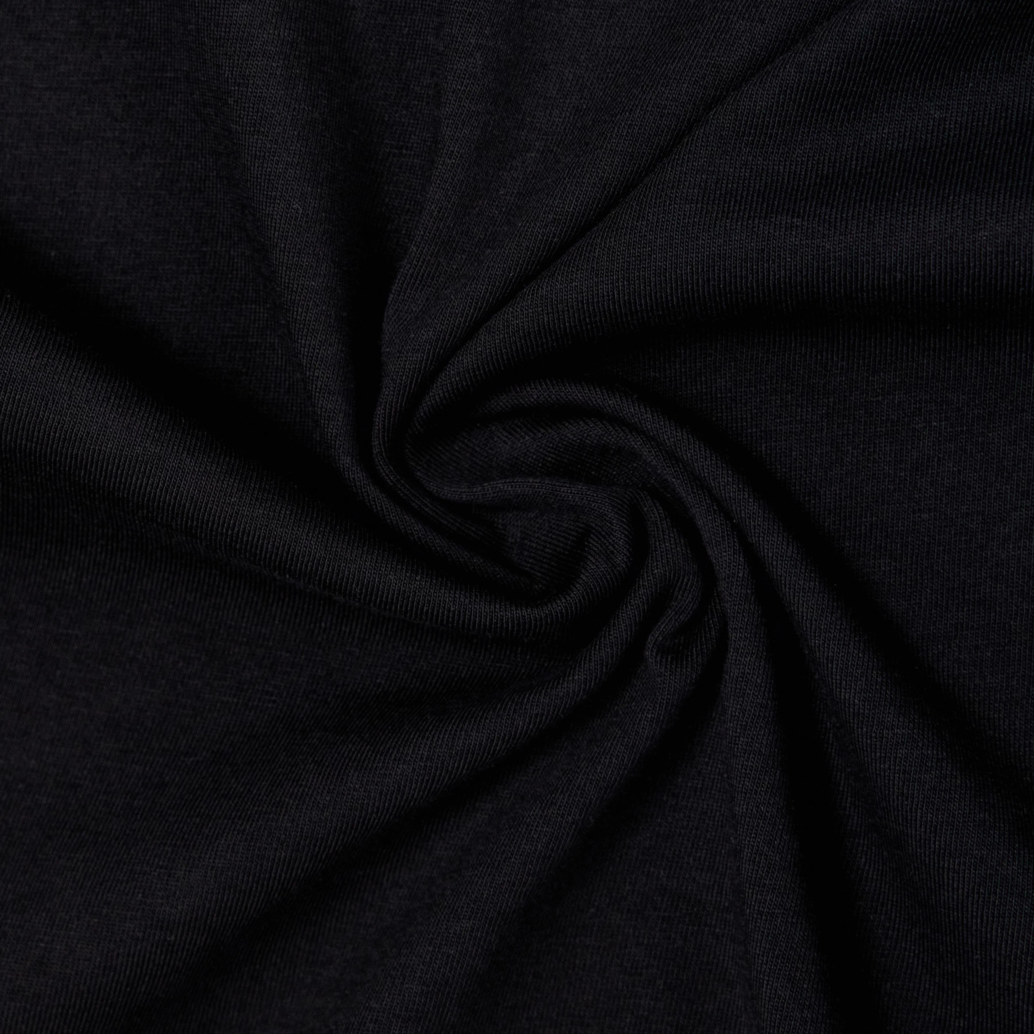 QIRA - Regular fit T-shirt in pure cotton - women - black - Materialbild (B2C)