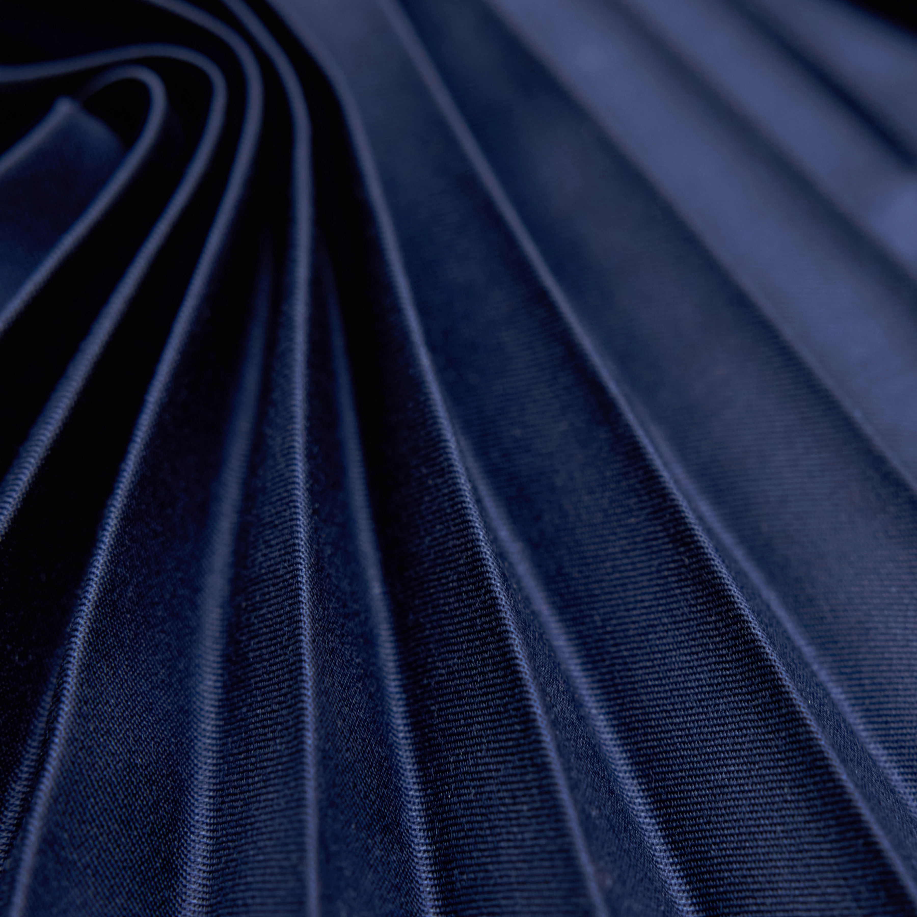 PATRECIA - Plissé rok van twill - dames - blauw - Materialbild (B2C)