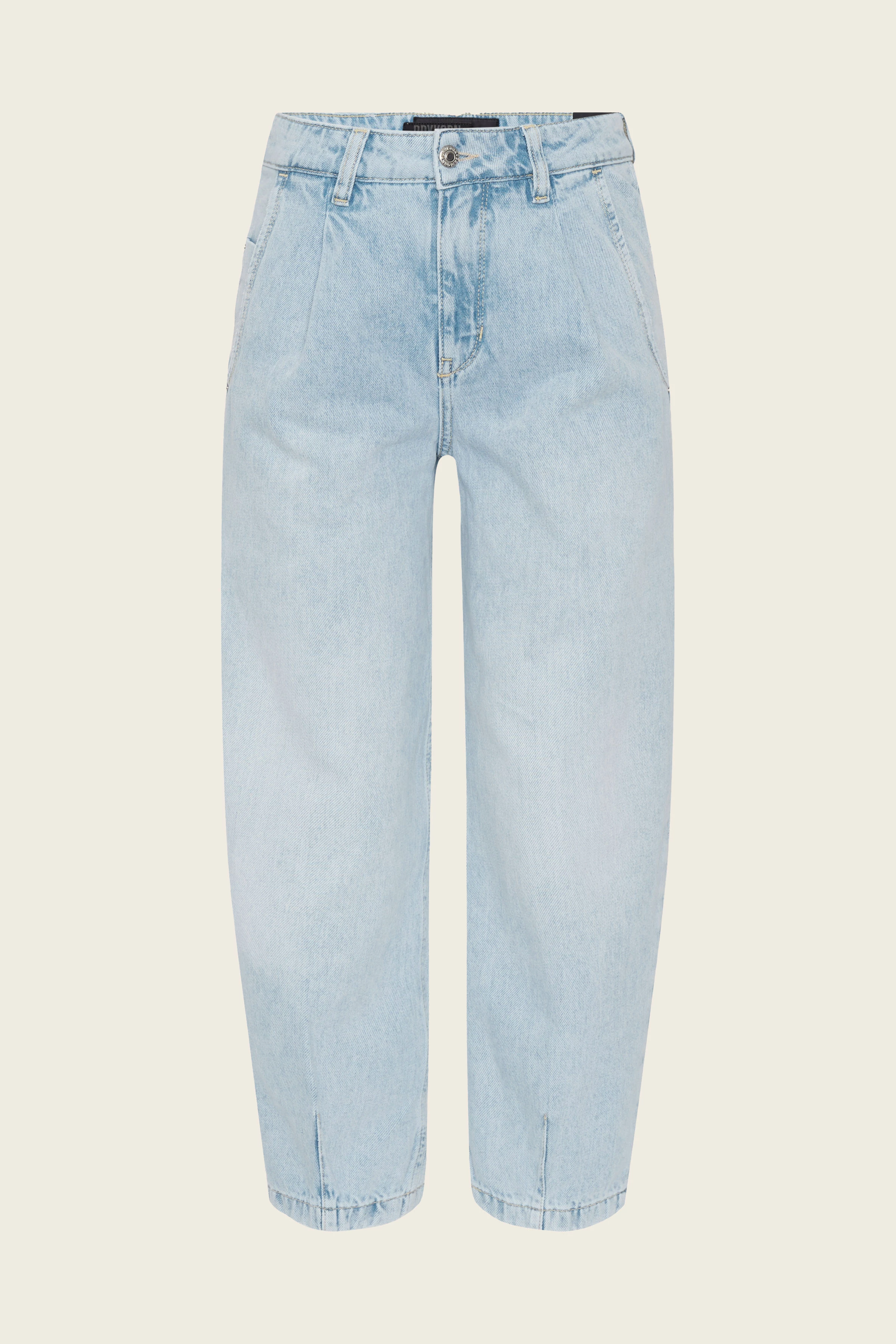 DECIDE - Mid-waist Jeans in bleached Denim - Damen - blau - Freisteller Frontansicht