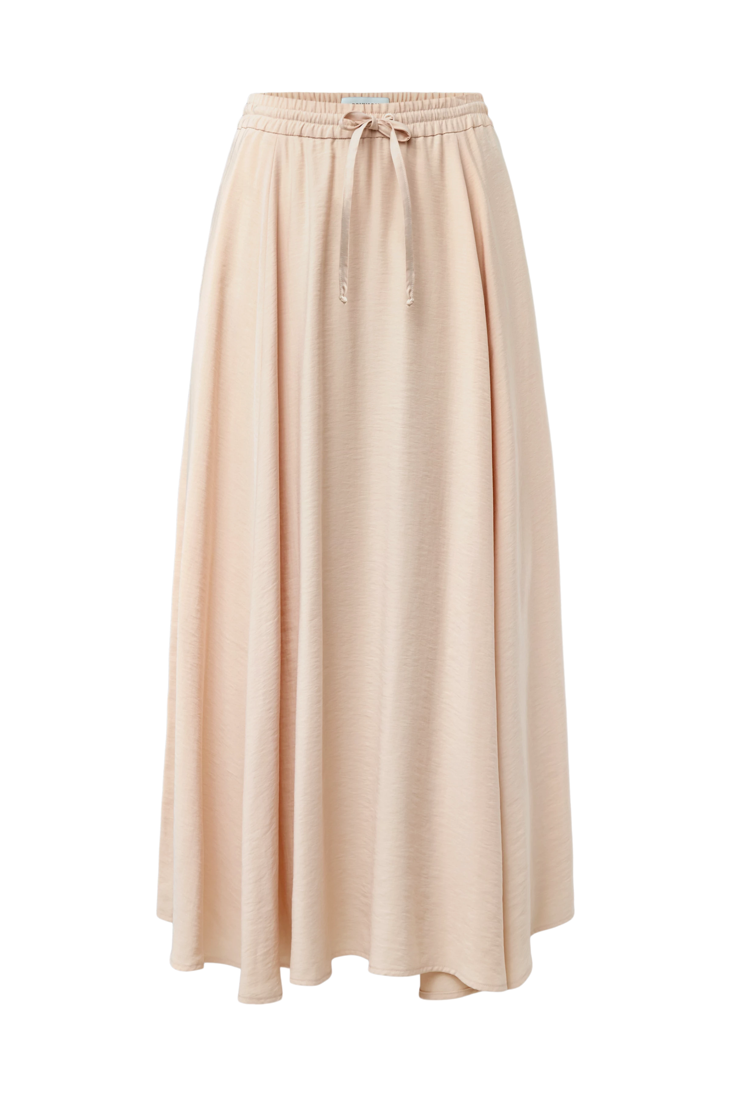 QERIME - Modal twill pleated skirt - women - orange - Freisteller Frontansicht