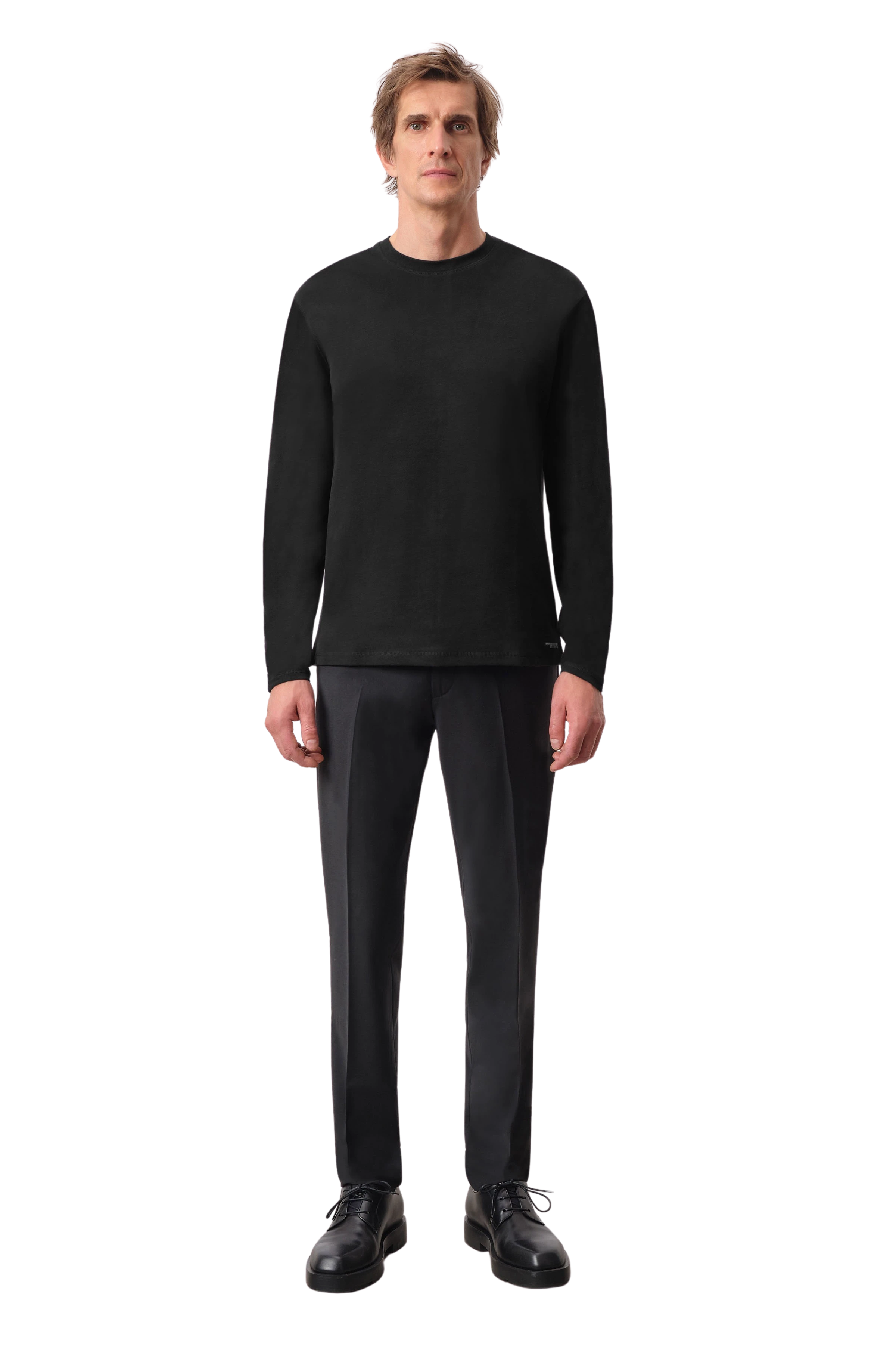 IDIR - Sweatshirt in cotton-viscose blend - men - Natural Aluminium - Ganzkörper-Frontansicht