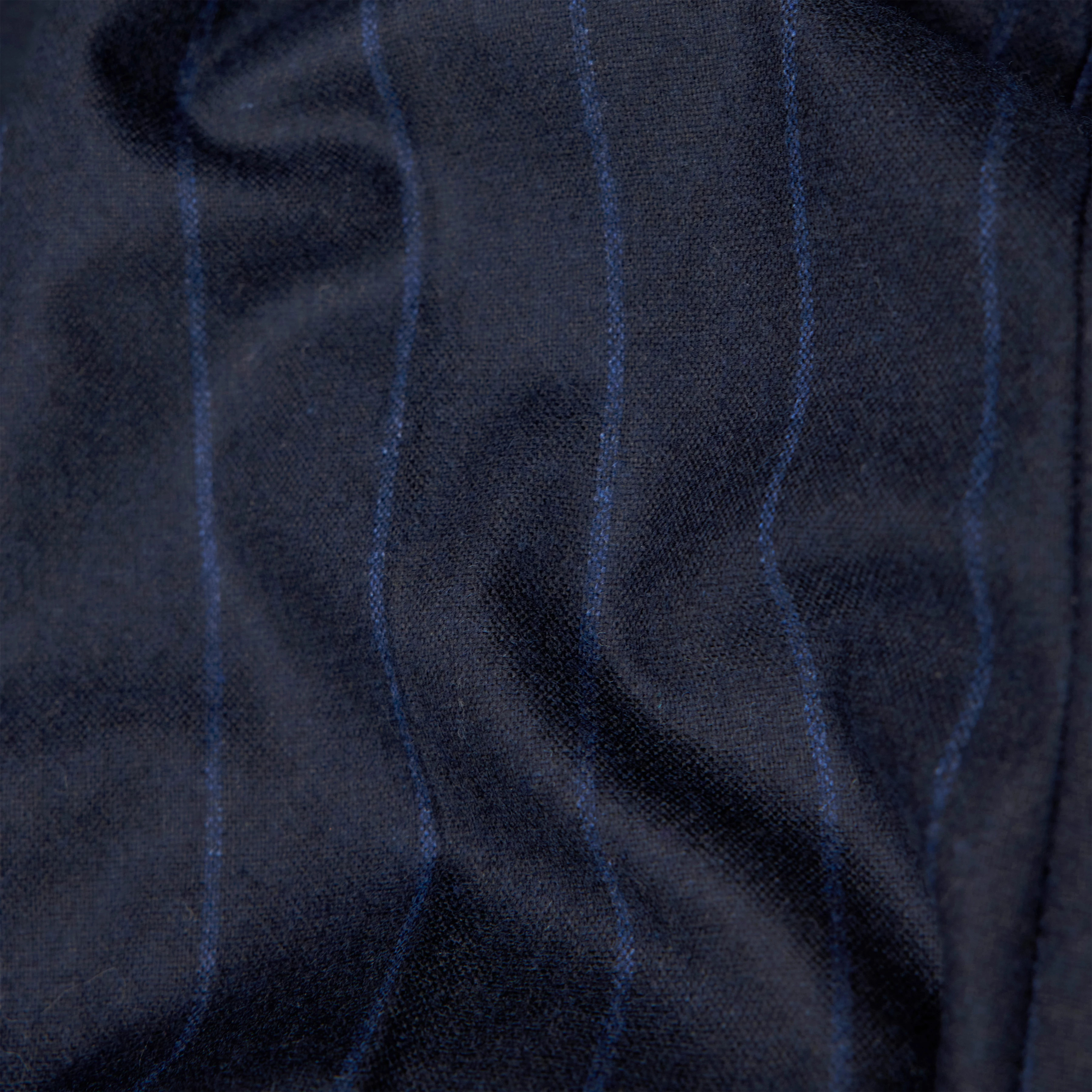 ARGUE - Hose mit Flared Leg in Woll-Mix - Damen - blau - Materialbild (B2C)