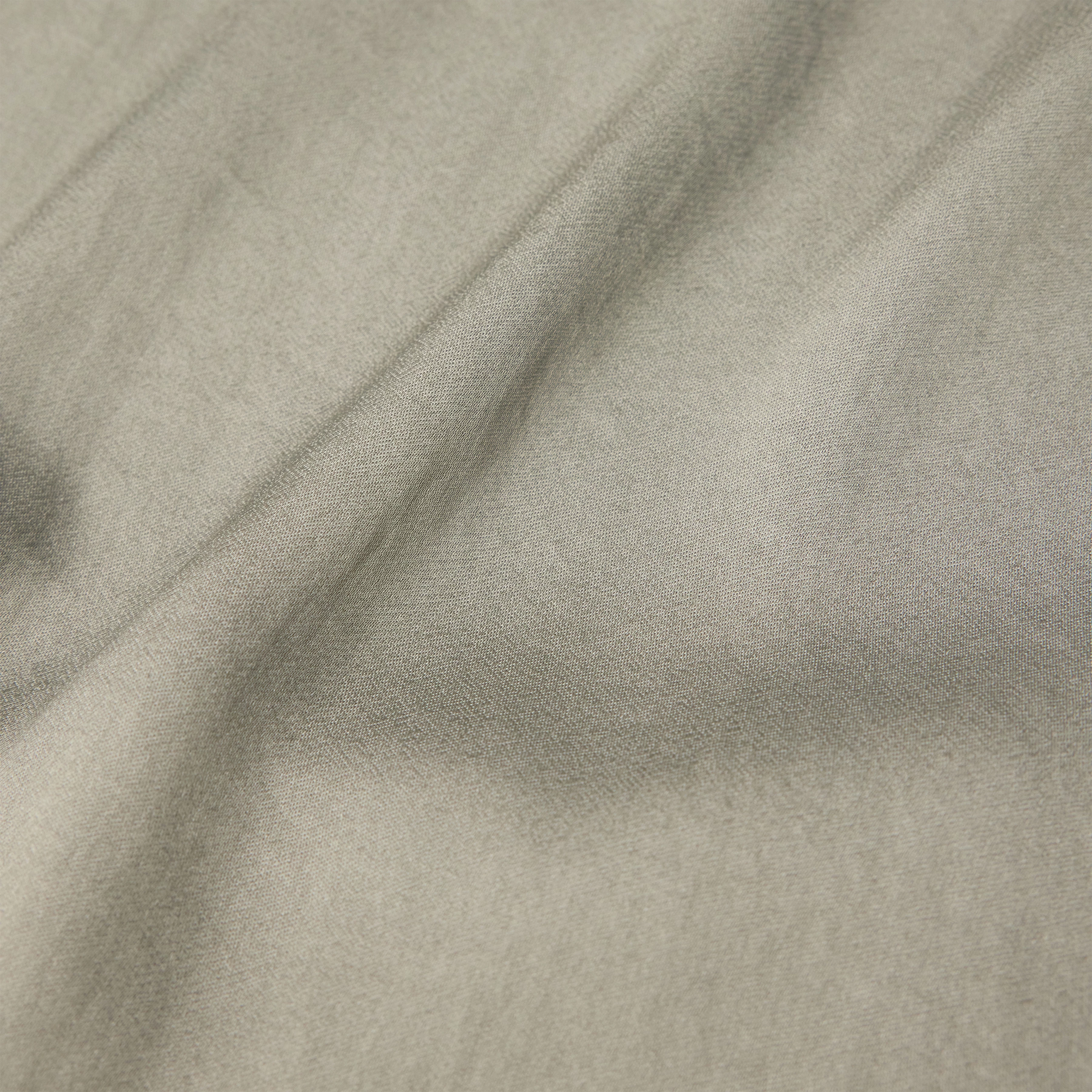 ALARIA_1 - Shirt blouse with stand-up collar in satin - women - green - Materialbild (B2C)