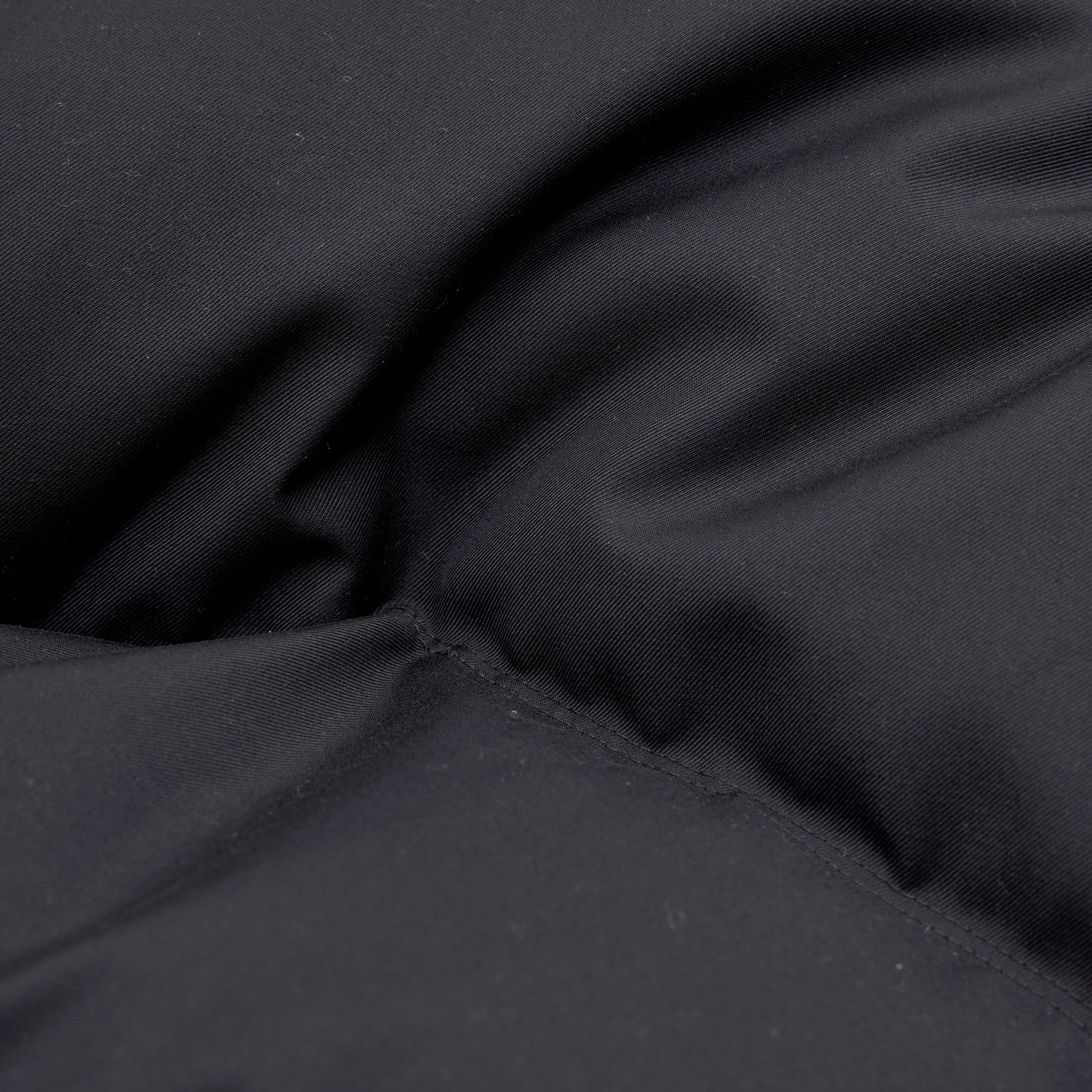 NOTAN - Puffer Jacke in Woll Look - Herren - schwarz - Materialbild (B2C)