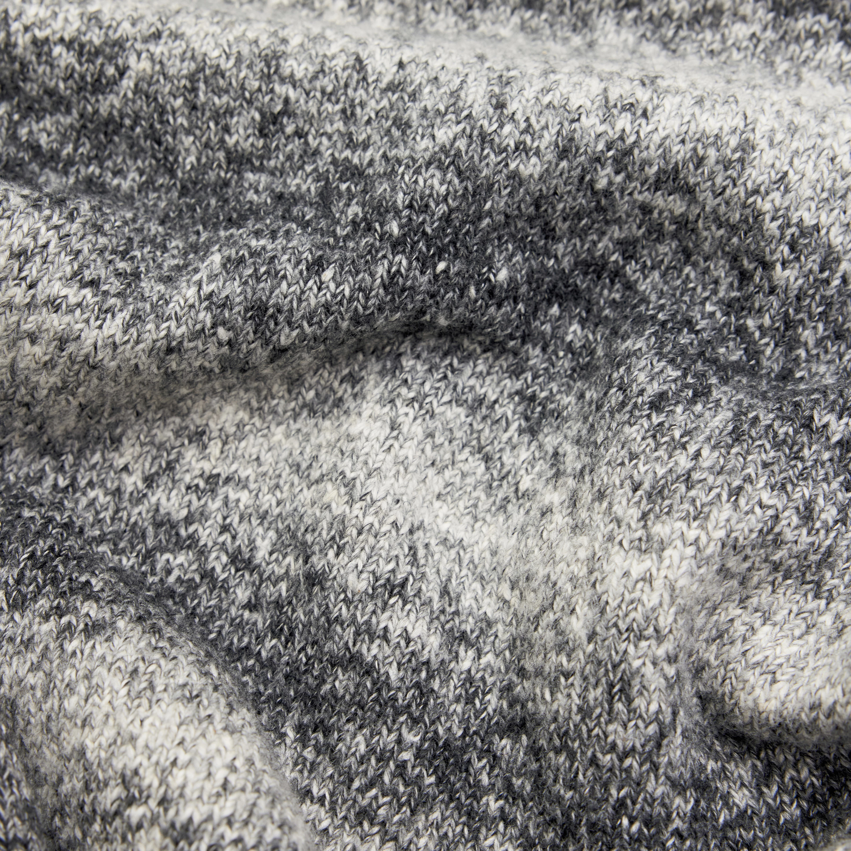 EDDARD - Pullover mit Stehkragen in Baumwoll-Mix - Herren - grau - Materialbild (B2C)