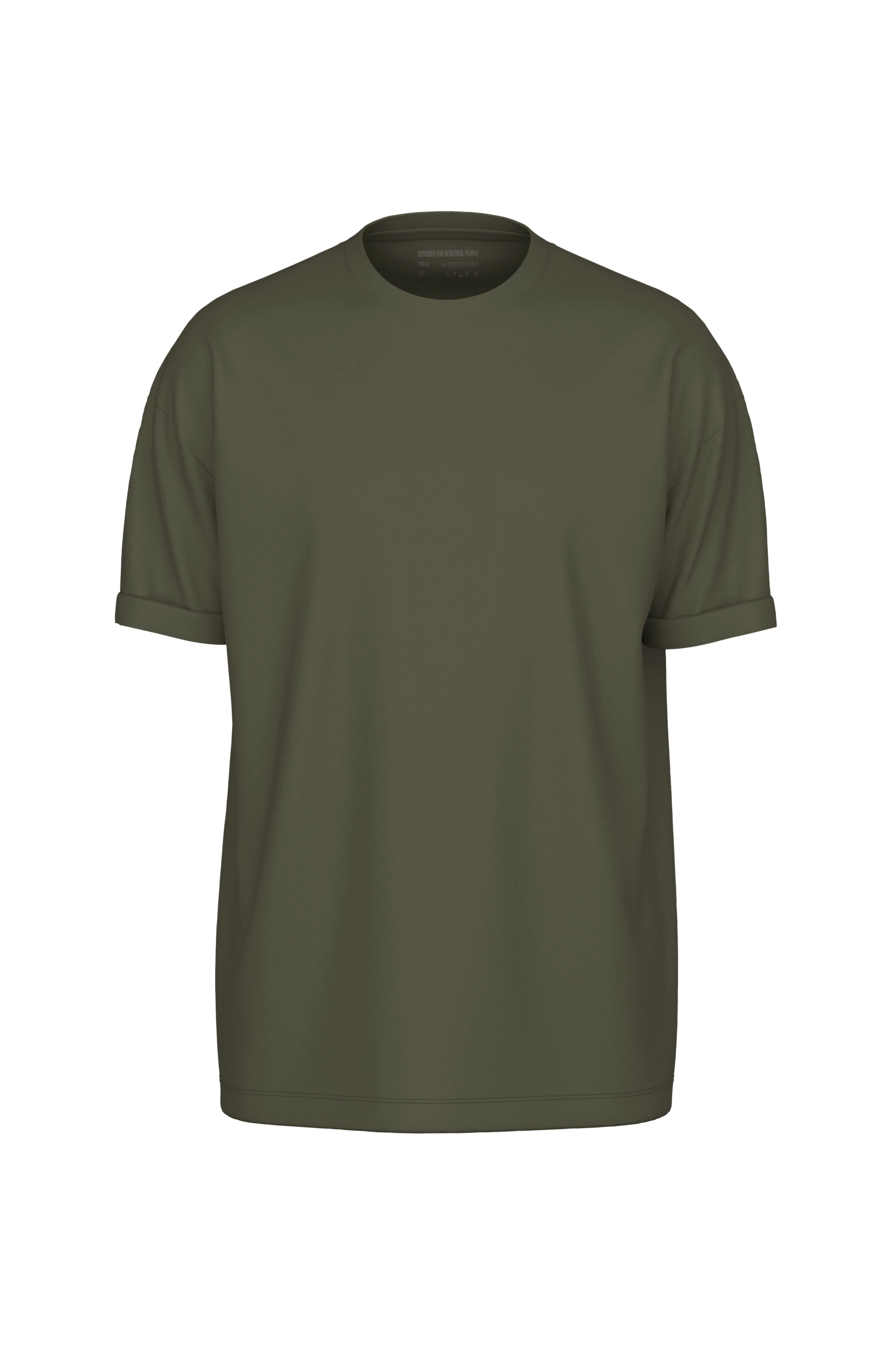 THILO - relaxed fit cotton T-Shirt - men - green - Freisteller Frontansicht