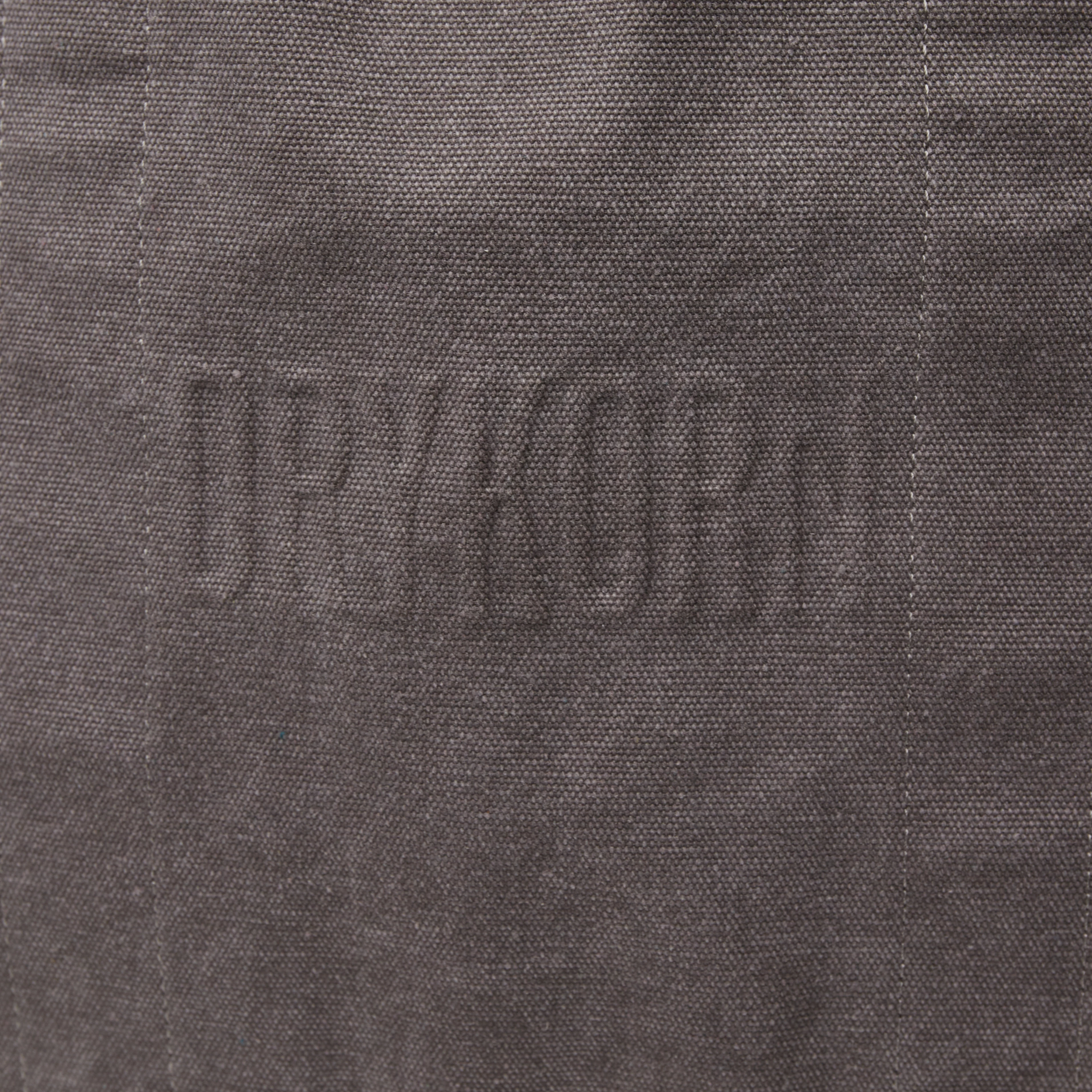 JELON - Spacious cotton shopper with vintage look - unisex - grey - Freisteller Detailansicht