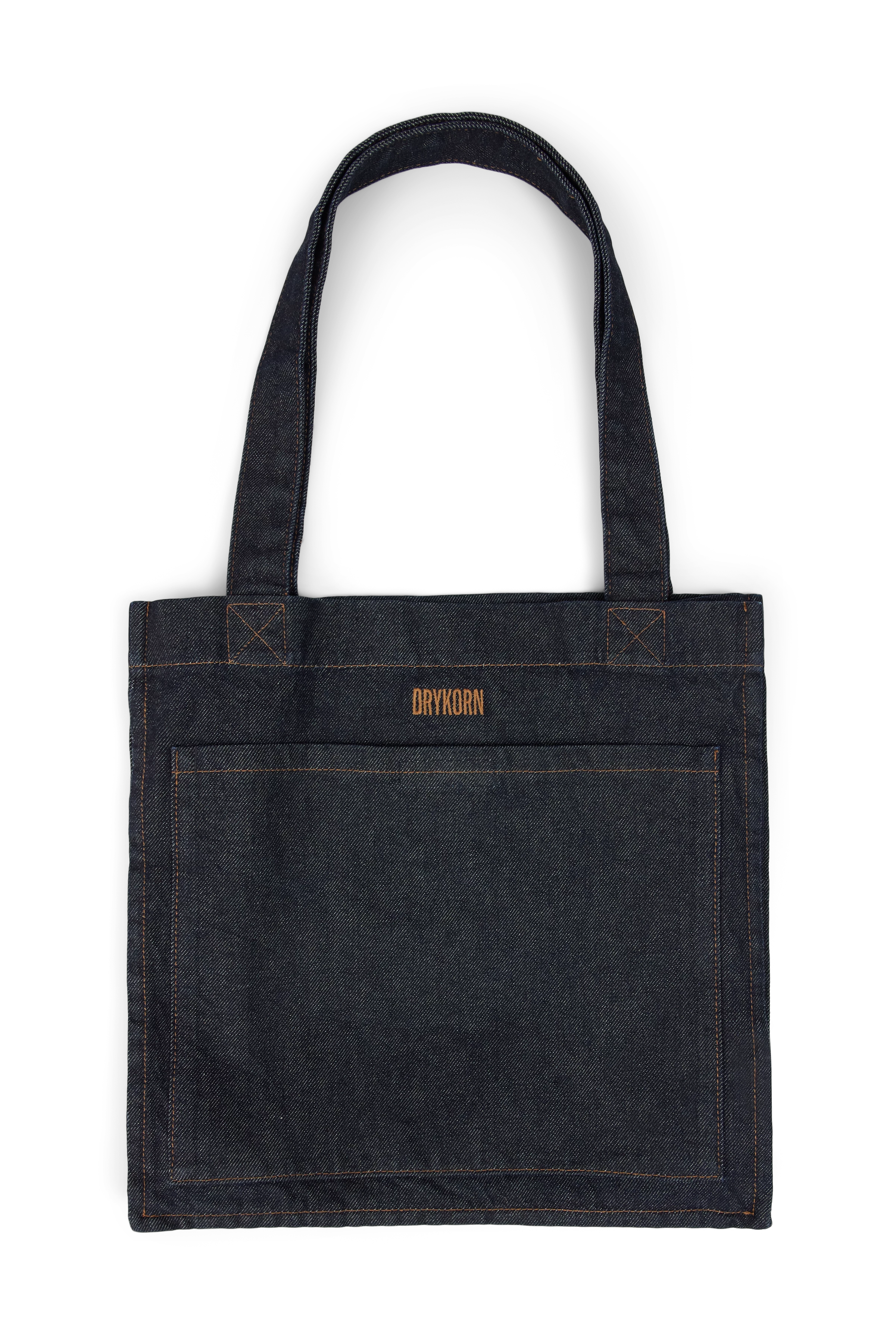 Secret_DK2 - DRYKORN Tasche in Denim - Unisex - blau - Freisteller Frontansicht