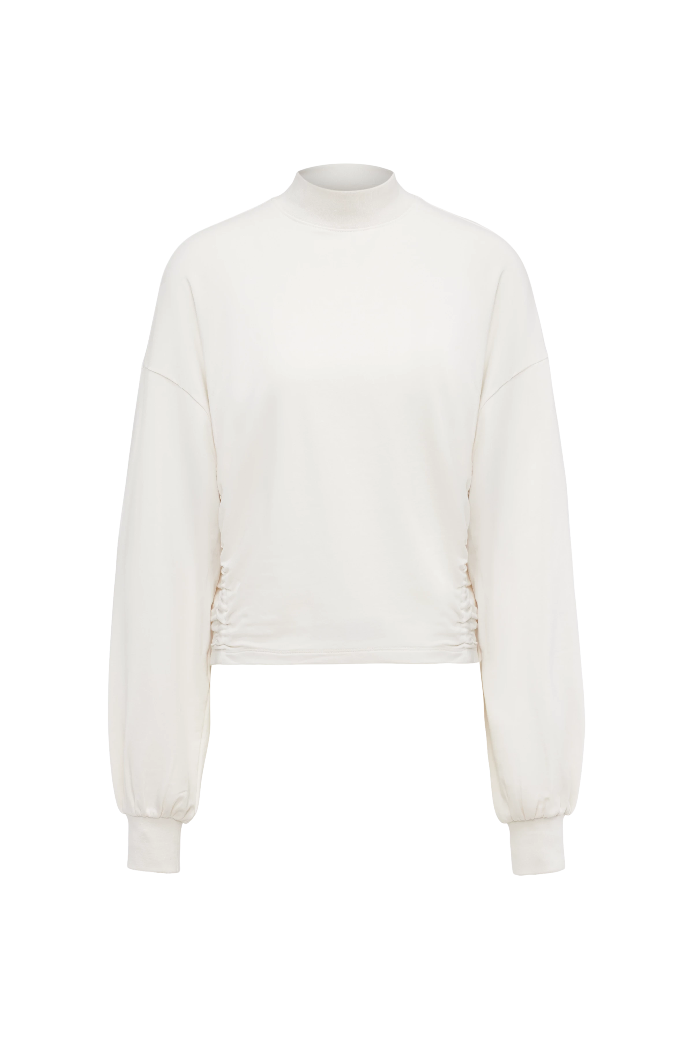 SYANAH_P8 - Sweat-shirt en mélange de coton - women - blanc cassé - Freisteller Frontansicht