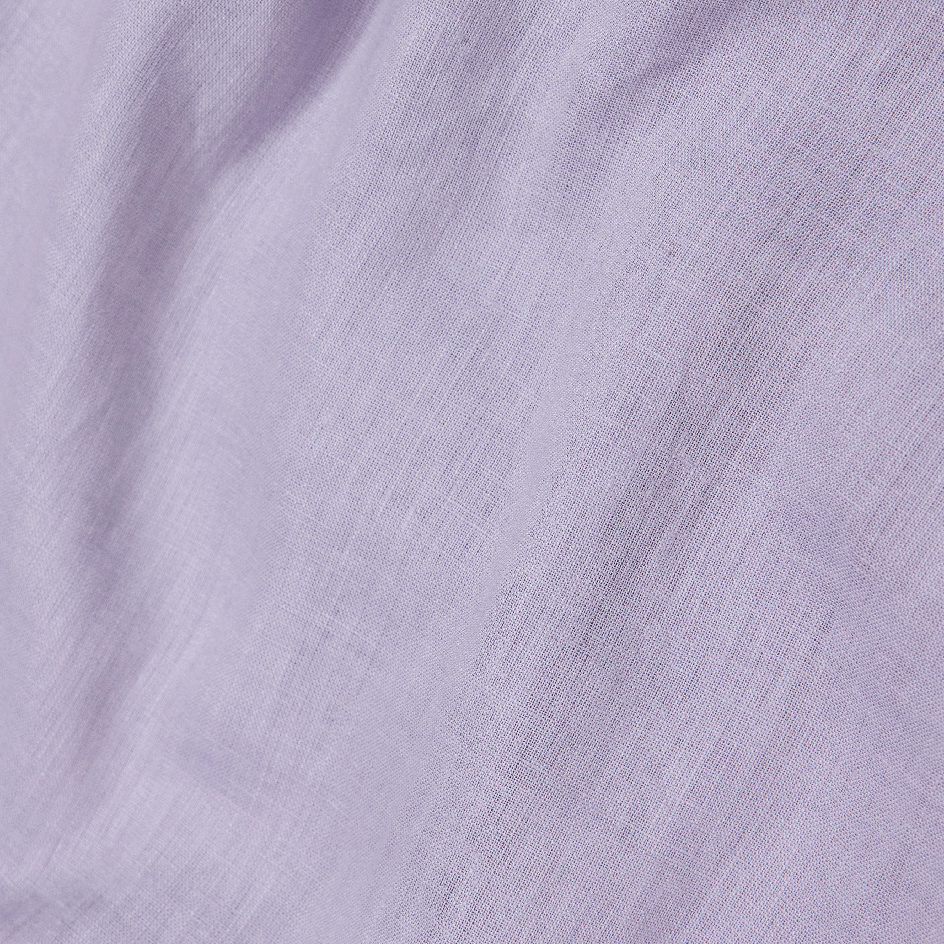 MERYN - Short-sleeve linen blend shirt - men - purple - Materialbild (B2C)