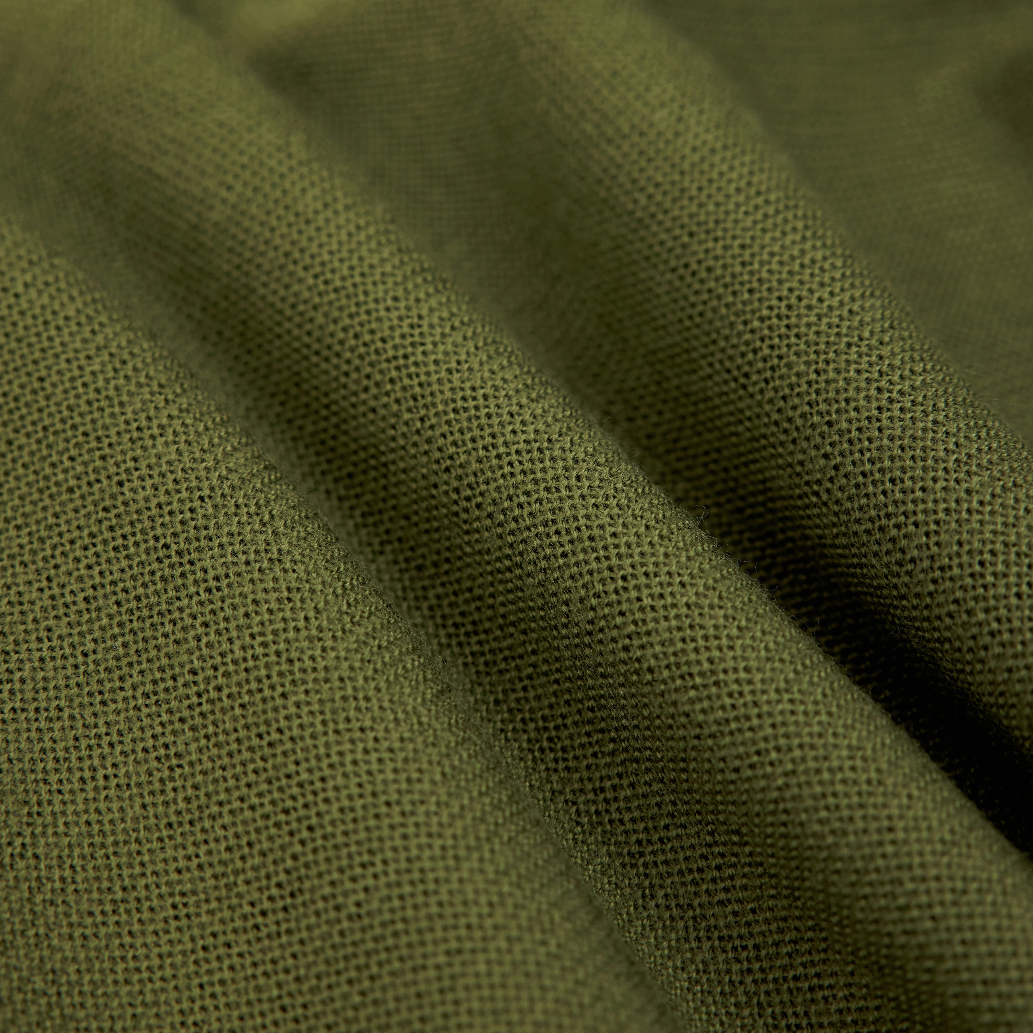 MEAMI - Vekürzter Egg-Shape Pullover in 100% Merinowolle - Damen - grün - Materialbild (B2C)